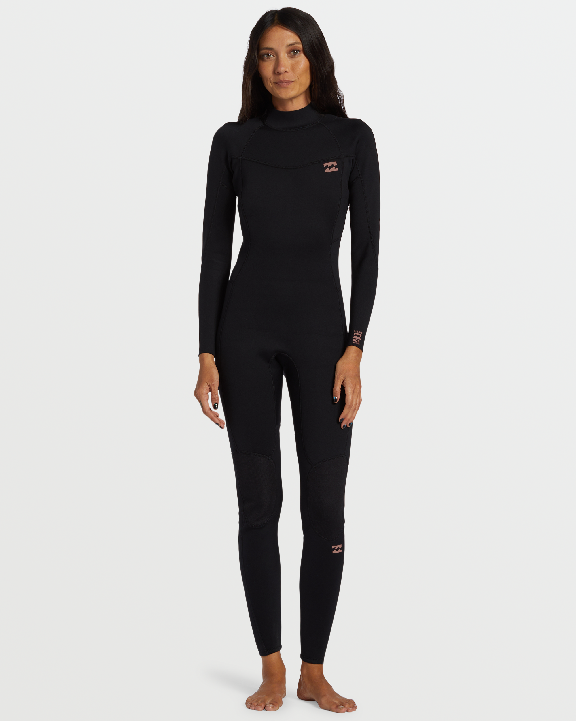 3/2mm Foil GBS Back Zip Wetsuit - Black