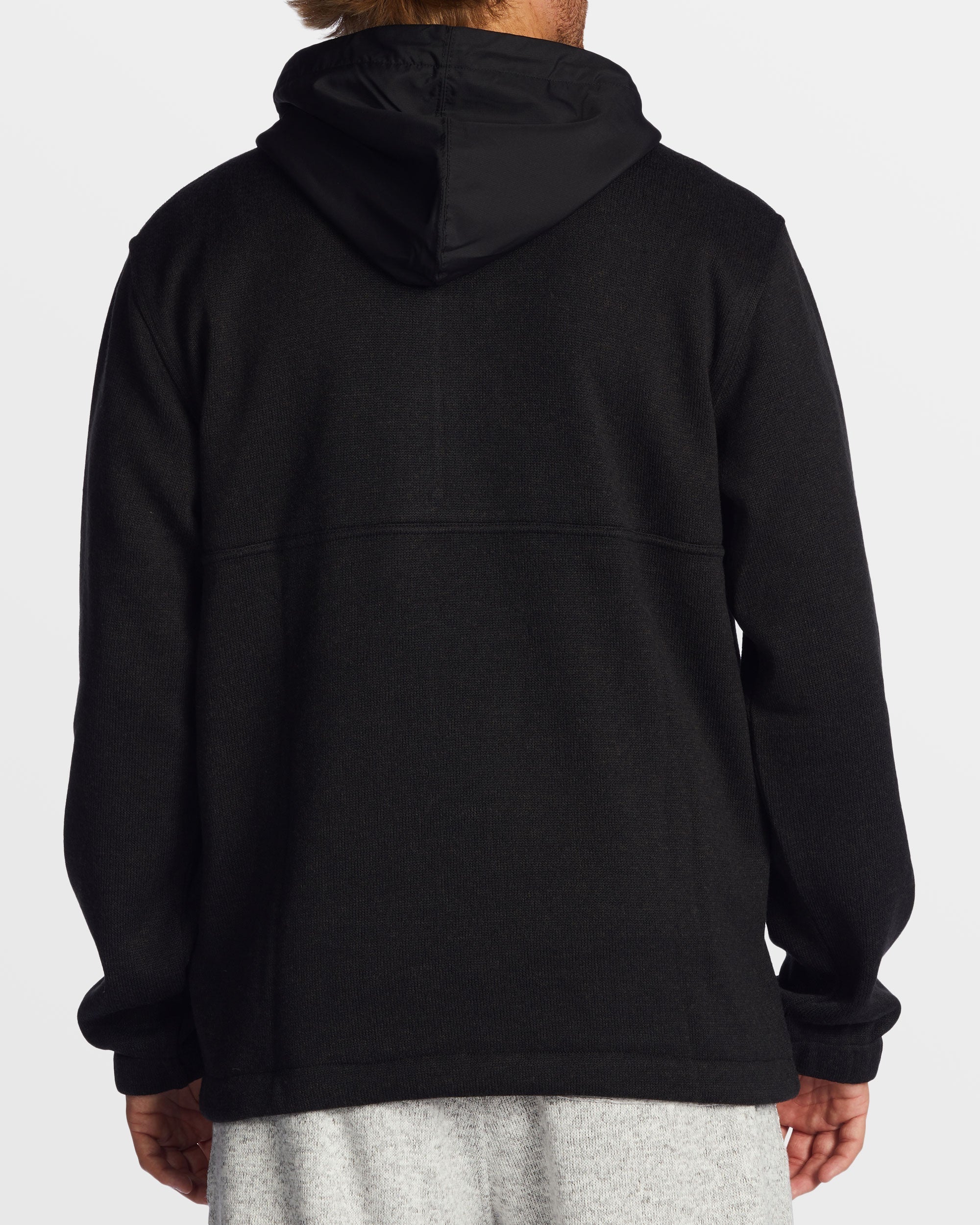 A/Div Boundary Hooded Half-Zip Pullover - Black Heather - Image 2