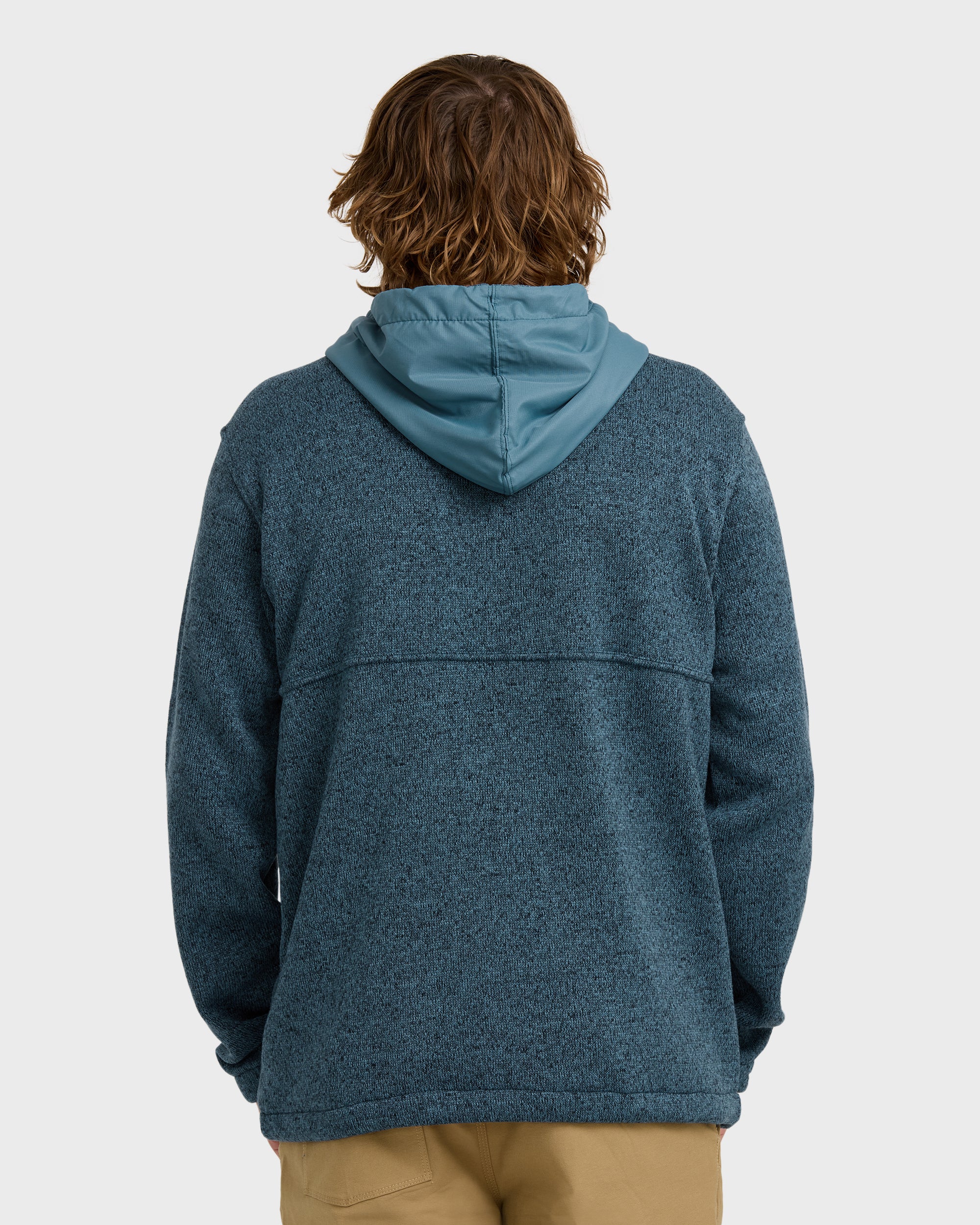 A/Div Boundary Hooded Half-Zip Pullover - Real Teal - Image 2