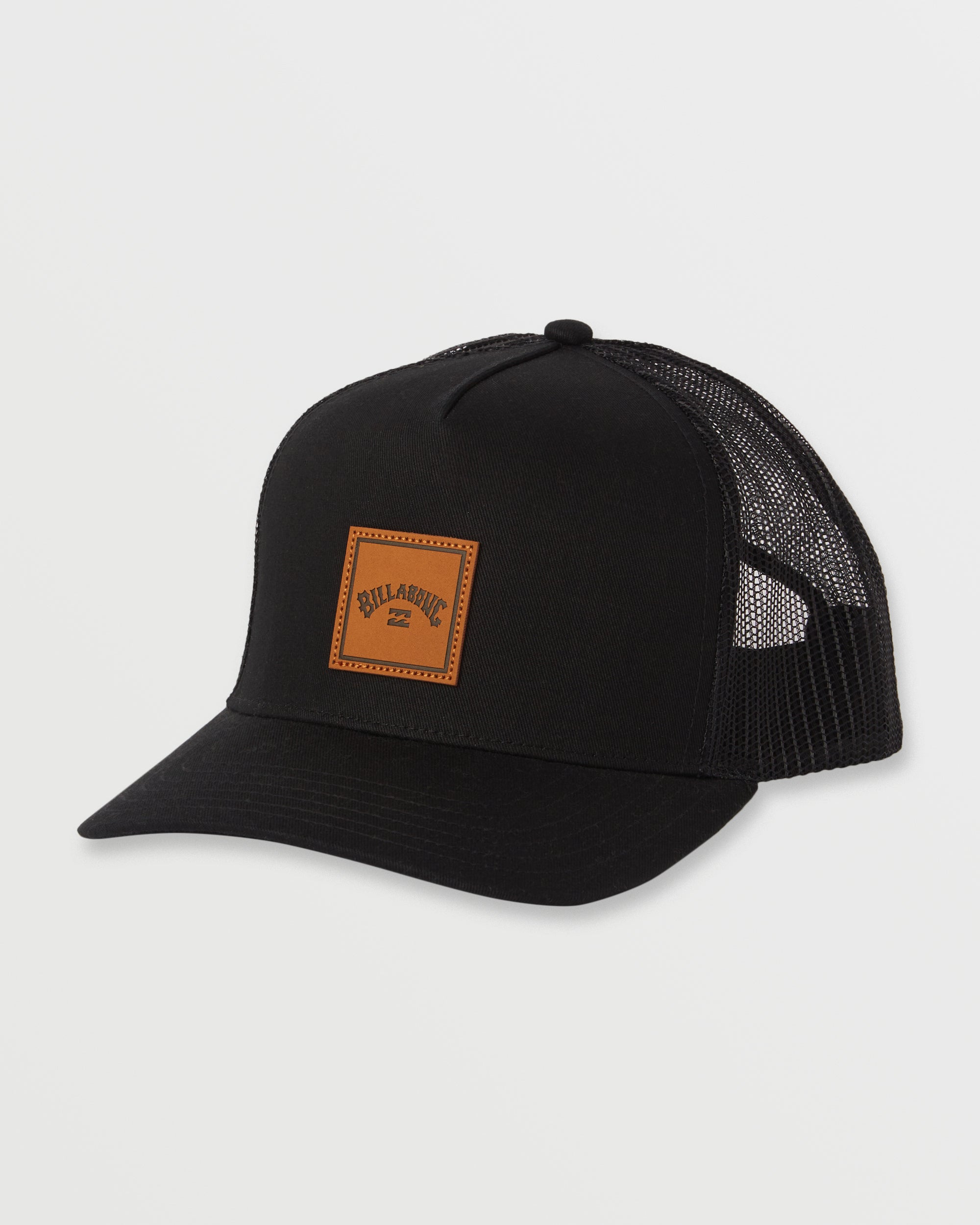 Stacked Trucker Hat - Black