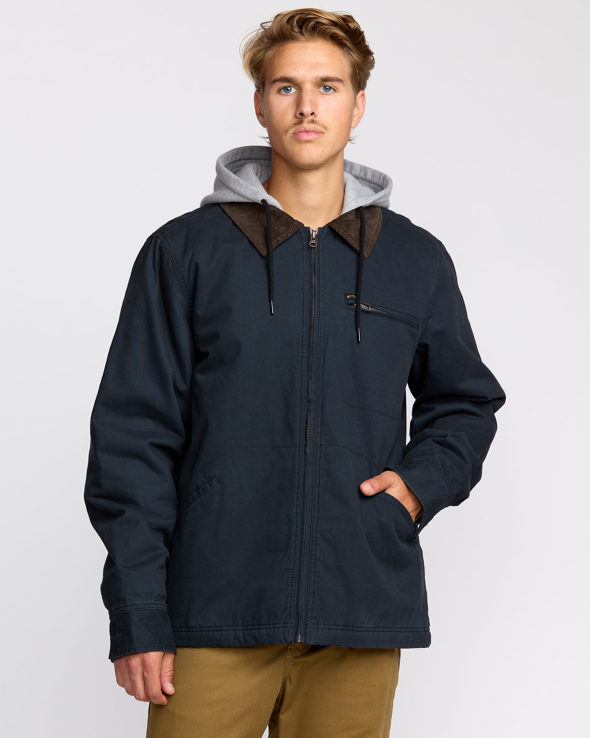 Barlow Hooded Jacket - Navy