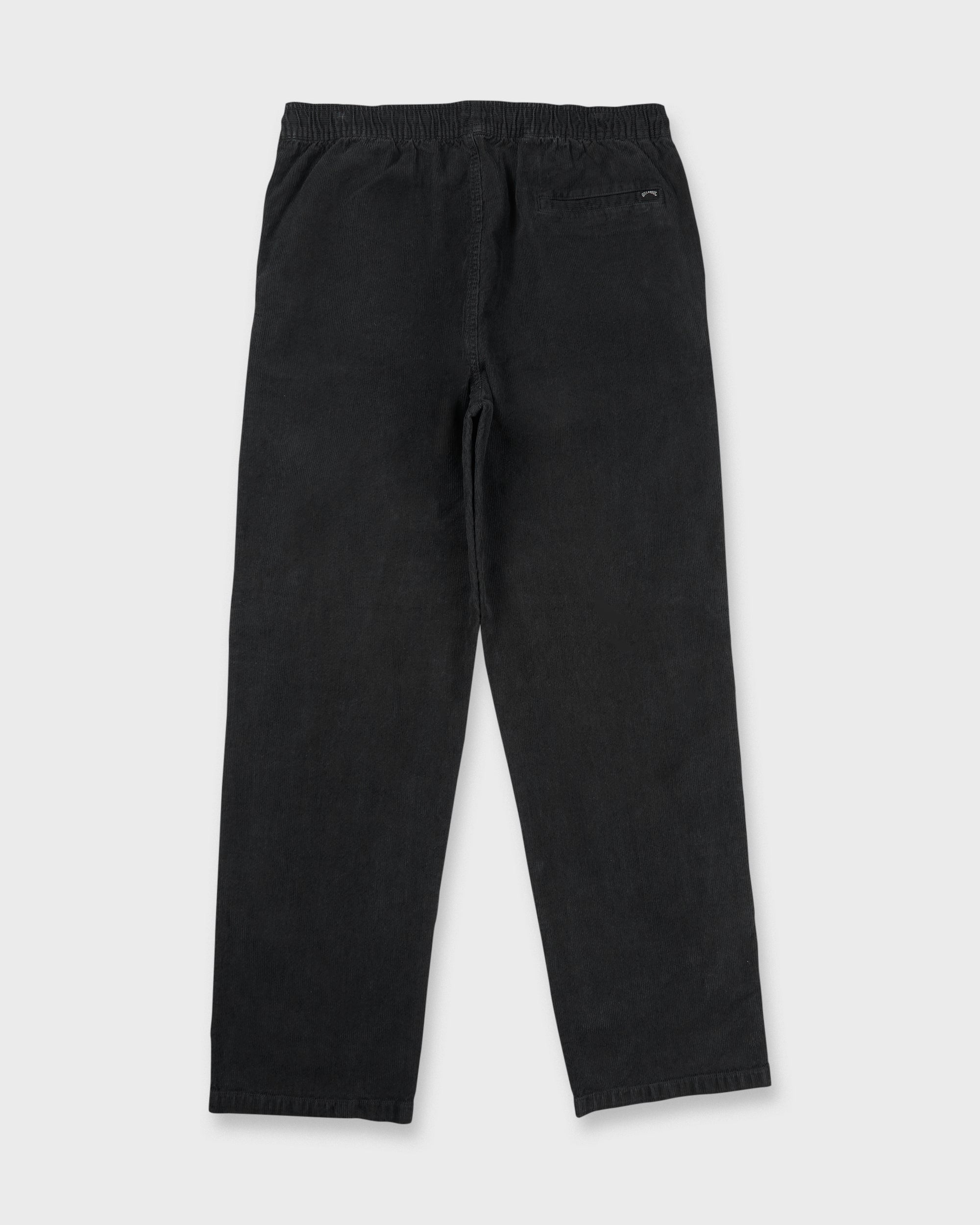 Larry Elastic Waist Corduroy Pants - Washed Black - Image 2