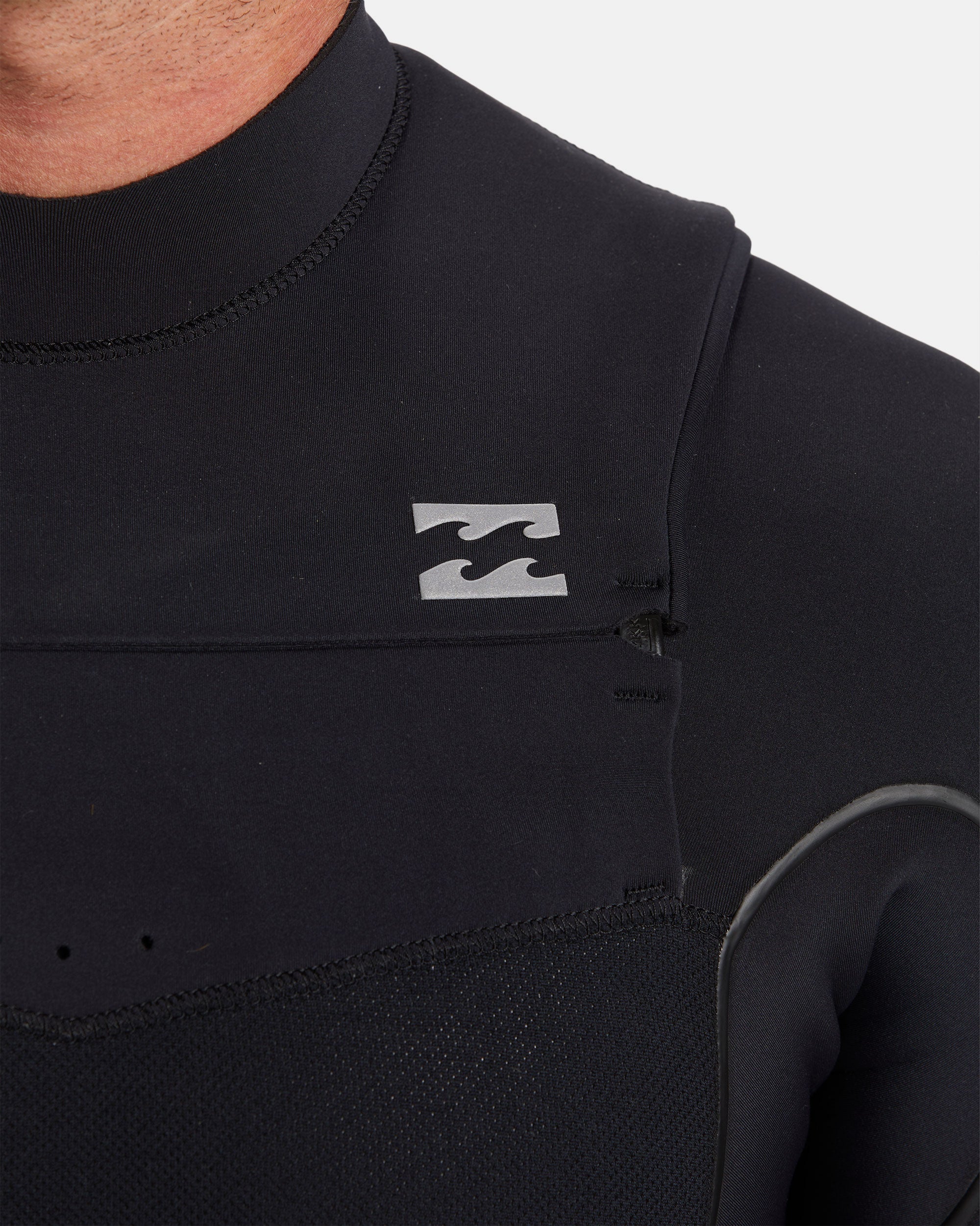 3/2mm Furnace Natural Upcycler GBS Chest Zip Wetsuit - Black - Image 9