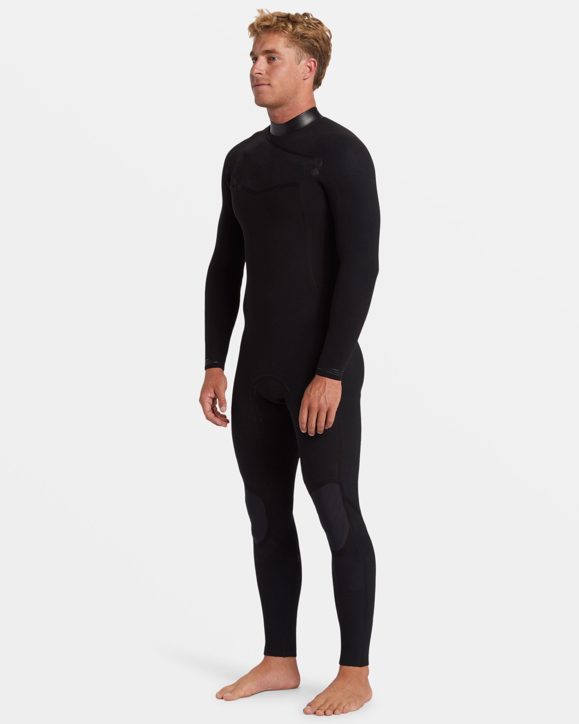 4/3mm Revolution Natural Upcycler GBS Chest Zip Wetsuit - Black - Image 2