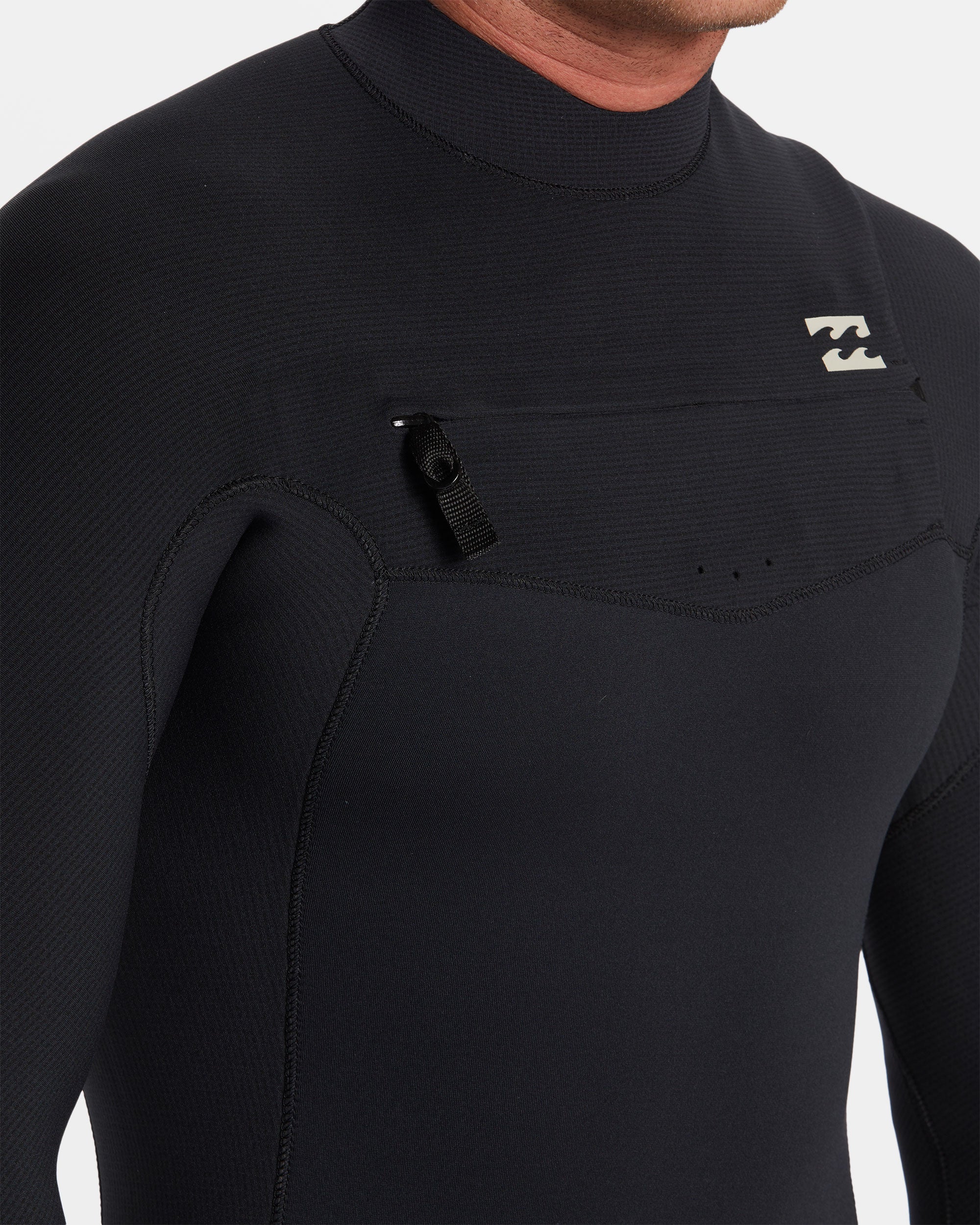 4/3mm Revolution Natural Upcycler GBS Chest Zip Wetsuit - Black - Image 5