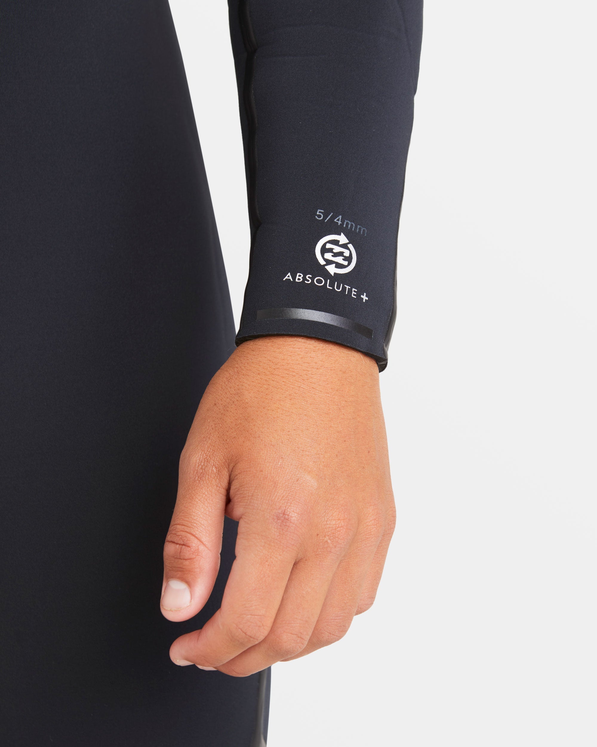 5/4mm Absolute Natural+ Upcycler Welded Chest Zip Hooded Wetsuit - Black - Image 5