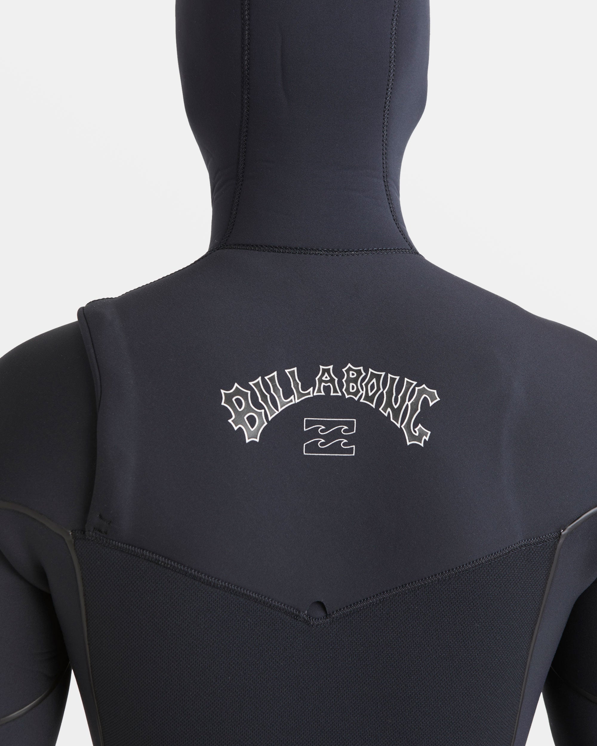 6/5mm Furnace Natural Upcycler Welded Chest Zip Wetsuit - Black - Image 4