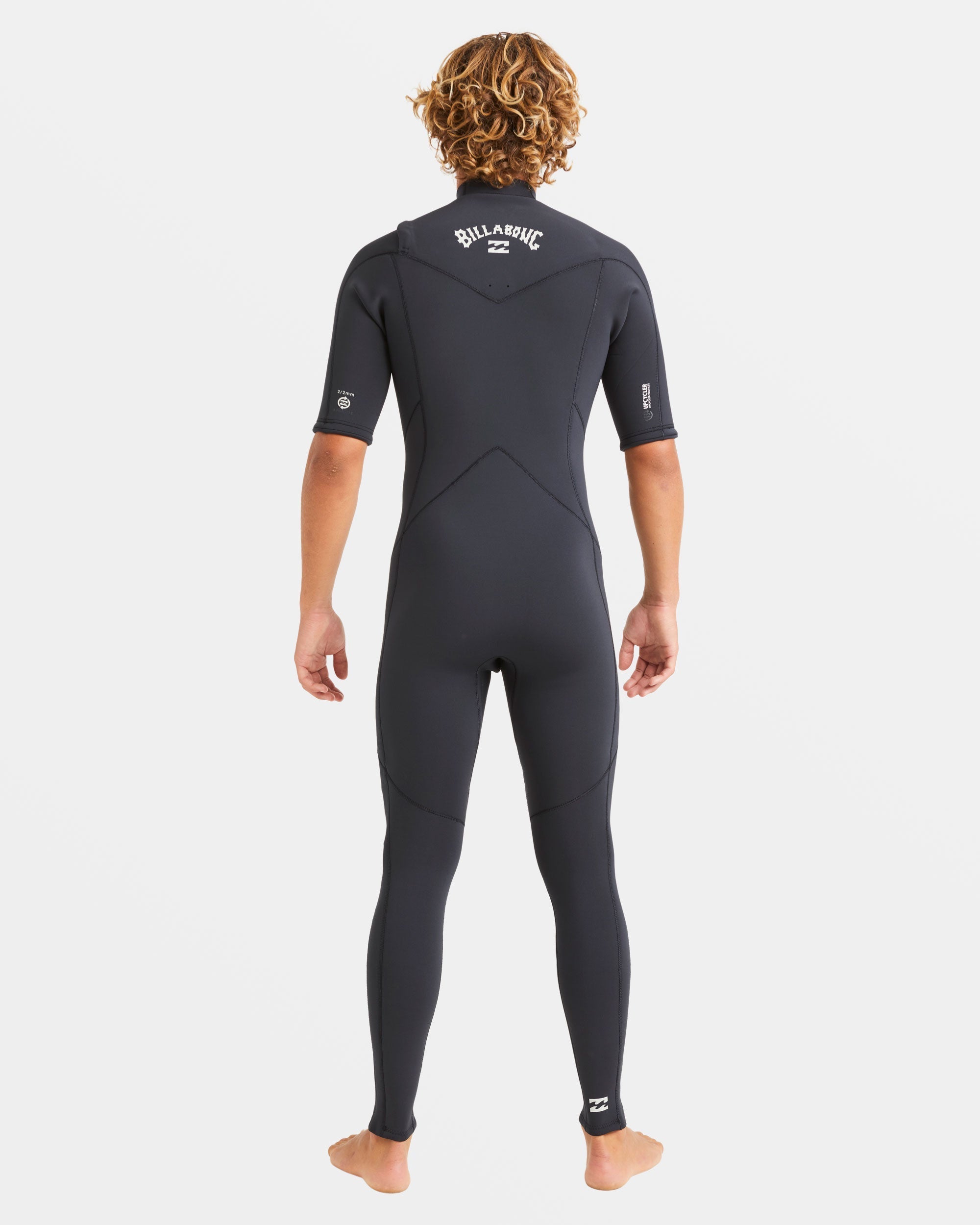 2/2mm Absolute Natural Upcycler GBS Chest Zip Wetsuit - Black - Image 6