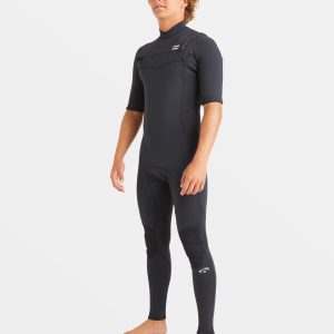 2/2mm Absolute Natural Upcycler GBS Chest Zip Wetsuit - Black