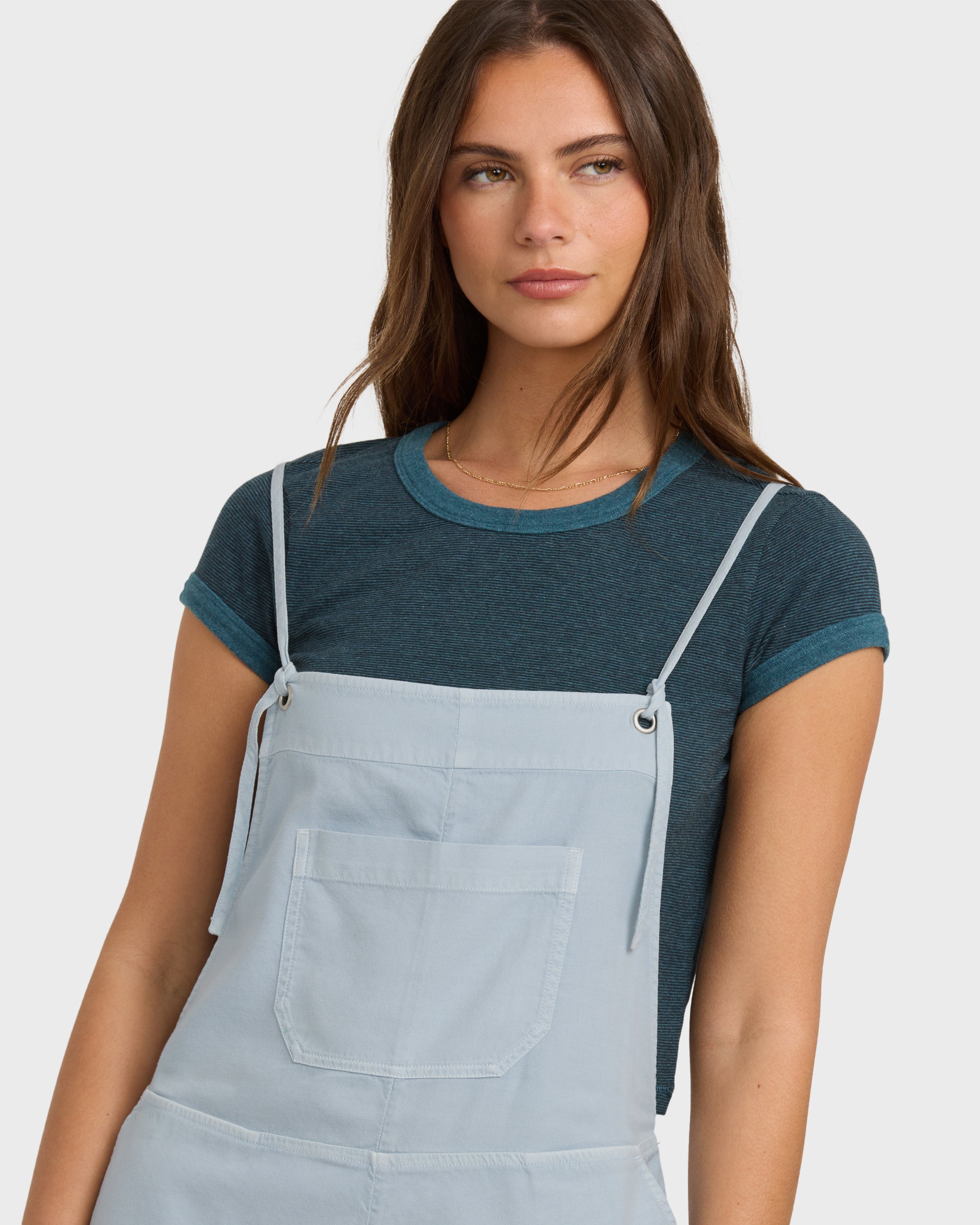 Wild Pursuit Romper - Washed Chambray - Image 2