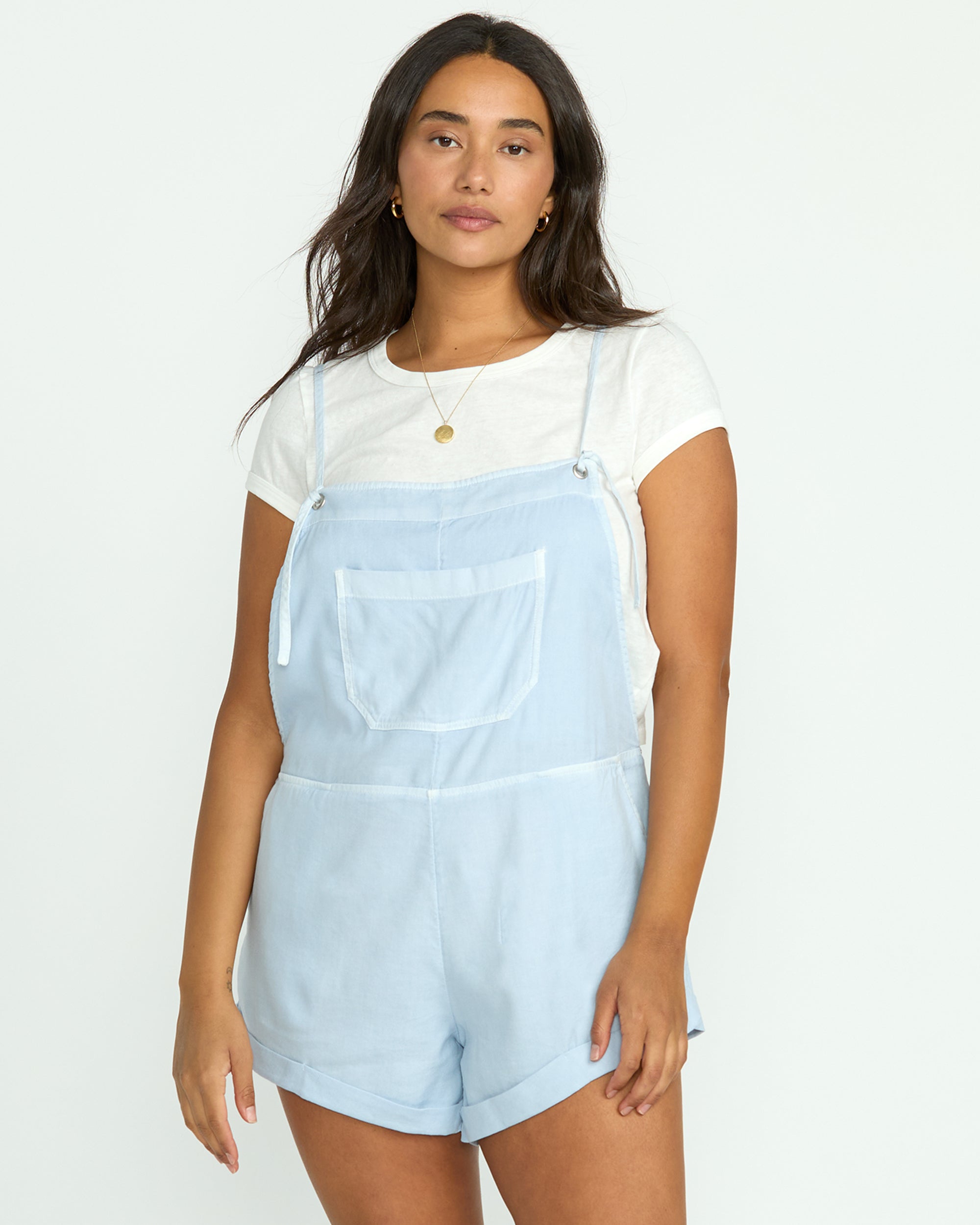 Wild Pursuit Romper - Washed Chambray - Image 6