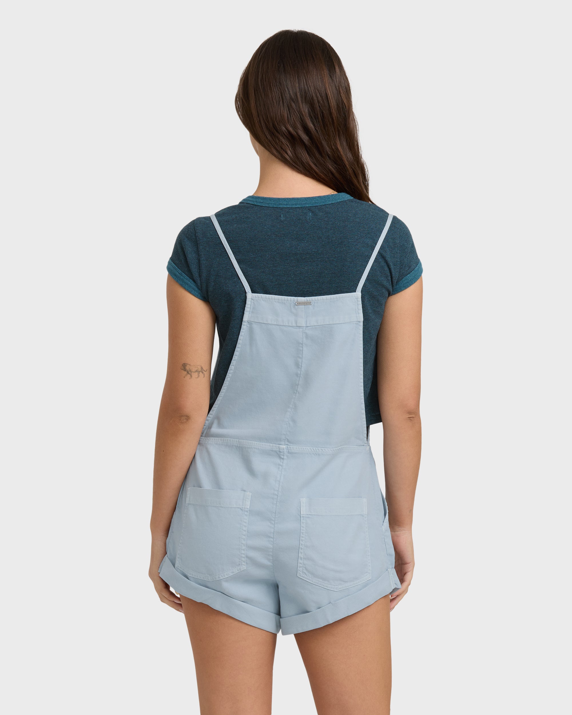 Wild Pursuit Romper - Washed Chambray - Image 5