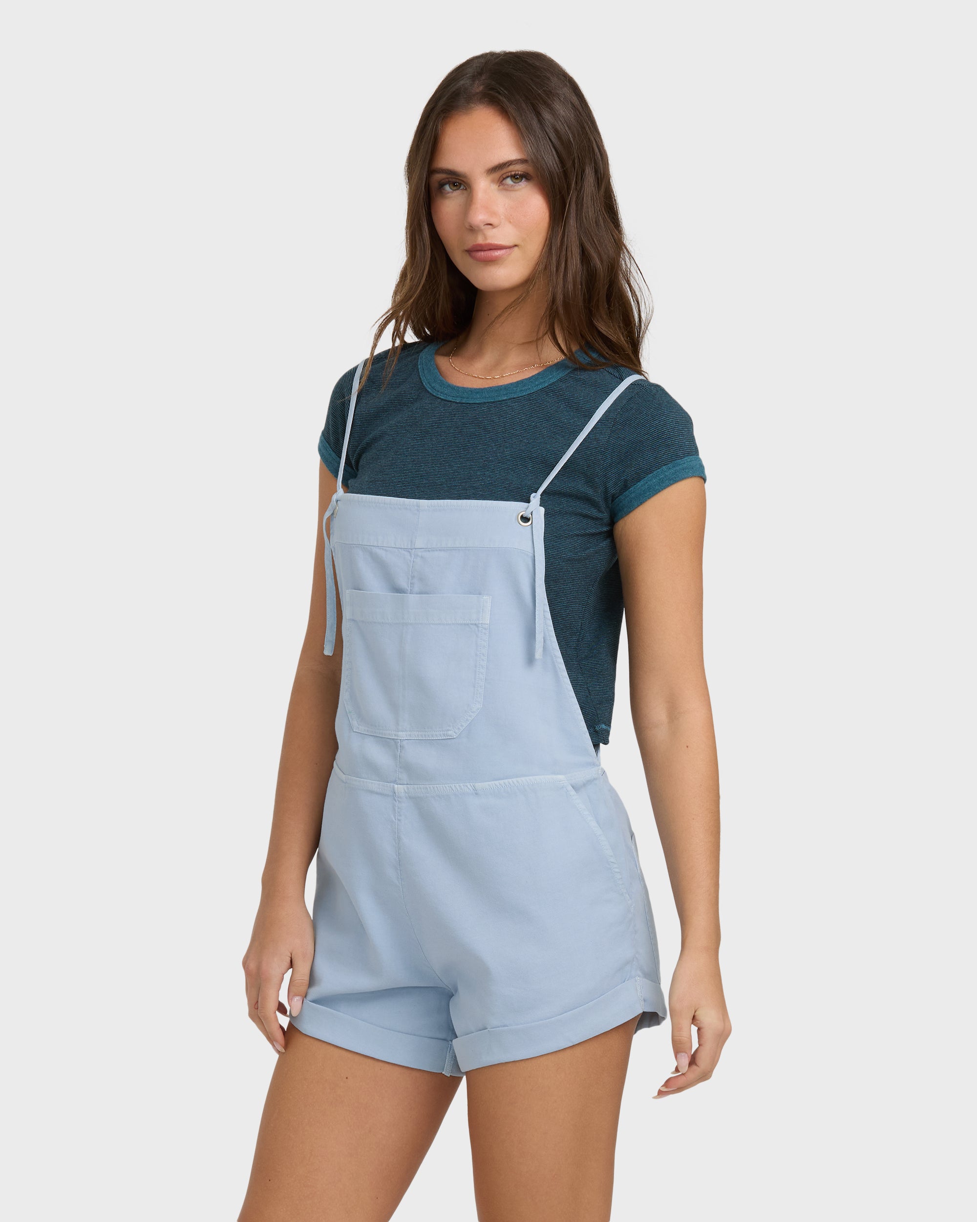 Wild Pursuit Romper - Washed Chambray - Image 3