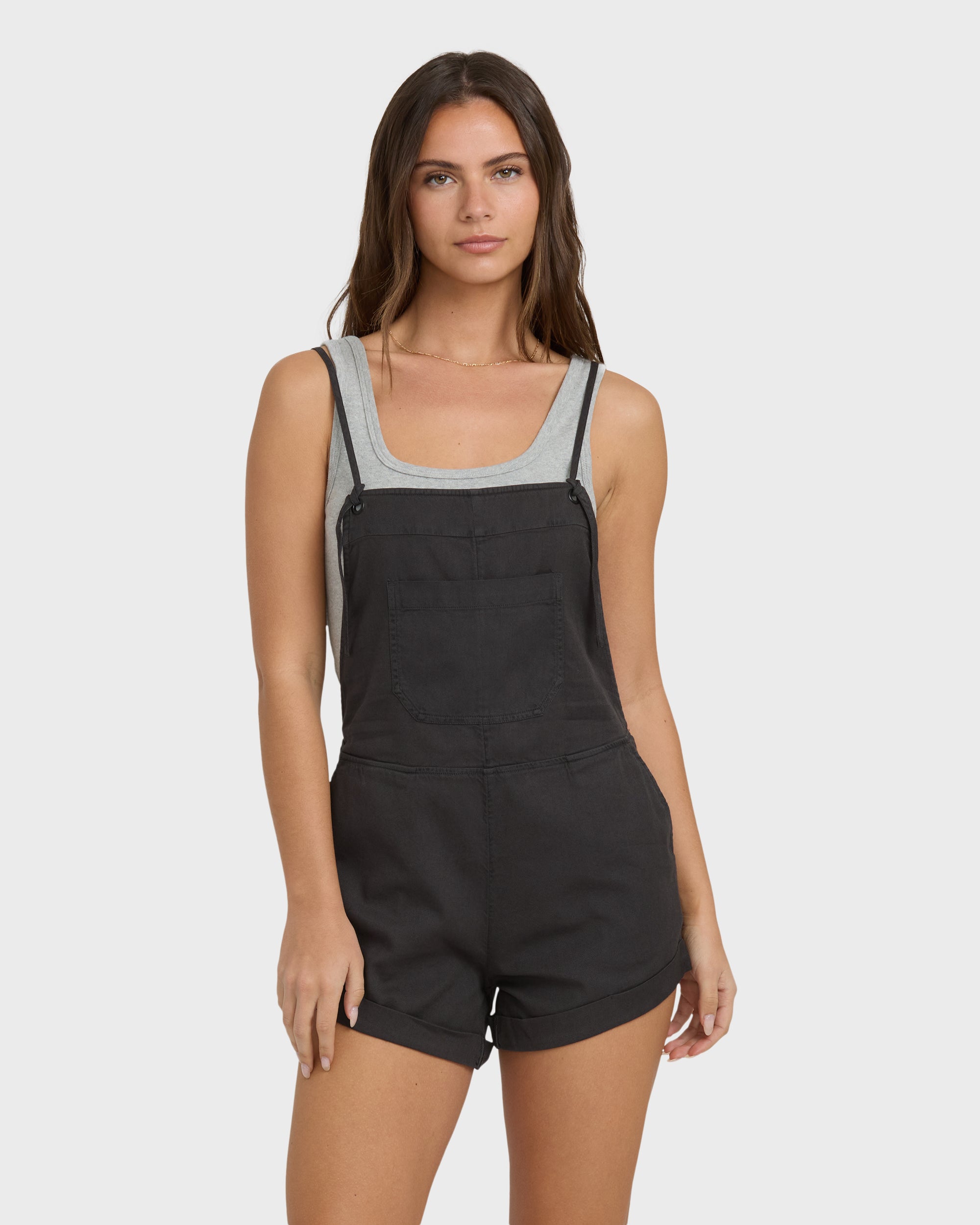 Wild Pursuit Romper - Off Black