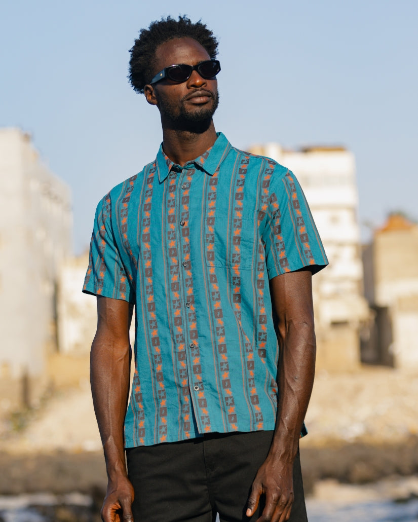 Billabong x Mami Wata Star Short Sleeve Shirt - Teal