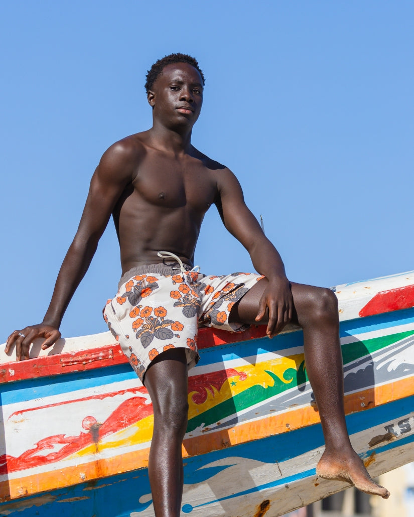 Billabong x Mami Wata Icons Laybacks 17 Trunks - Stone