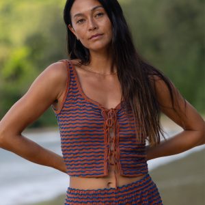Hot Tides Knit Tank - Sedona