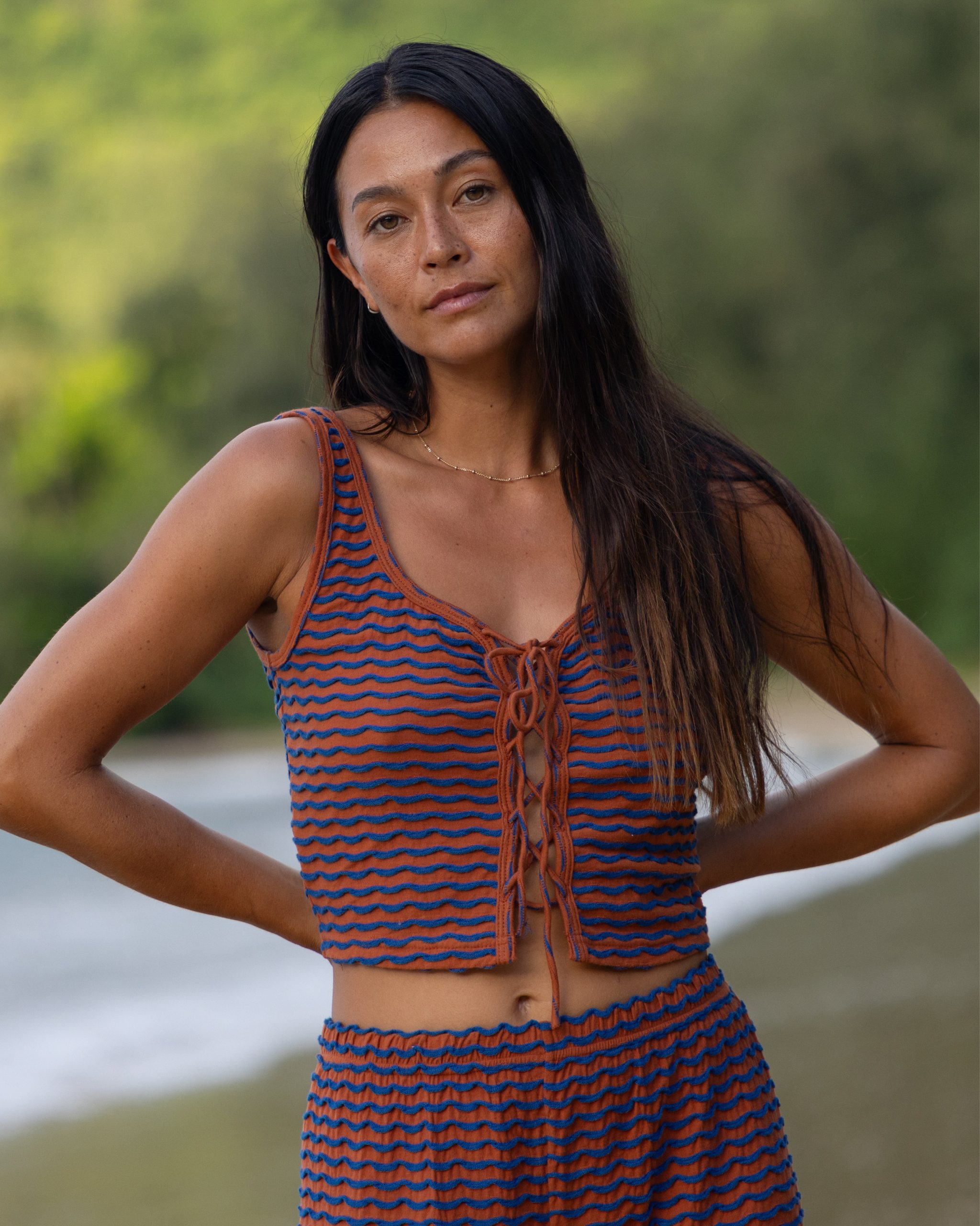 Hot Tides Knit Tank - Sedona