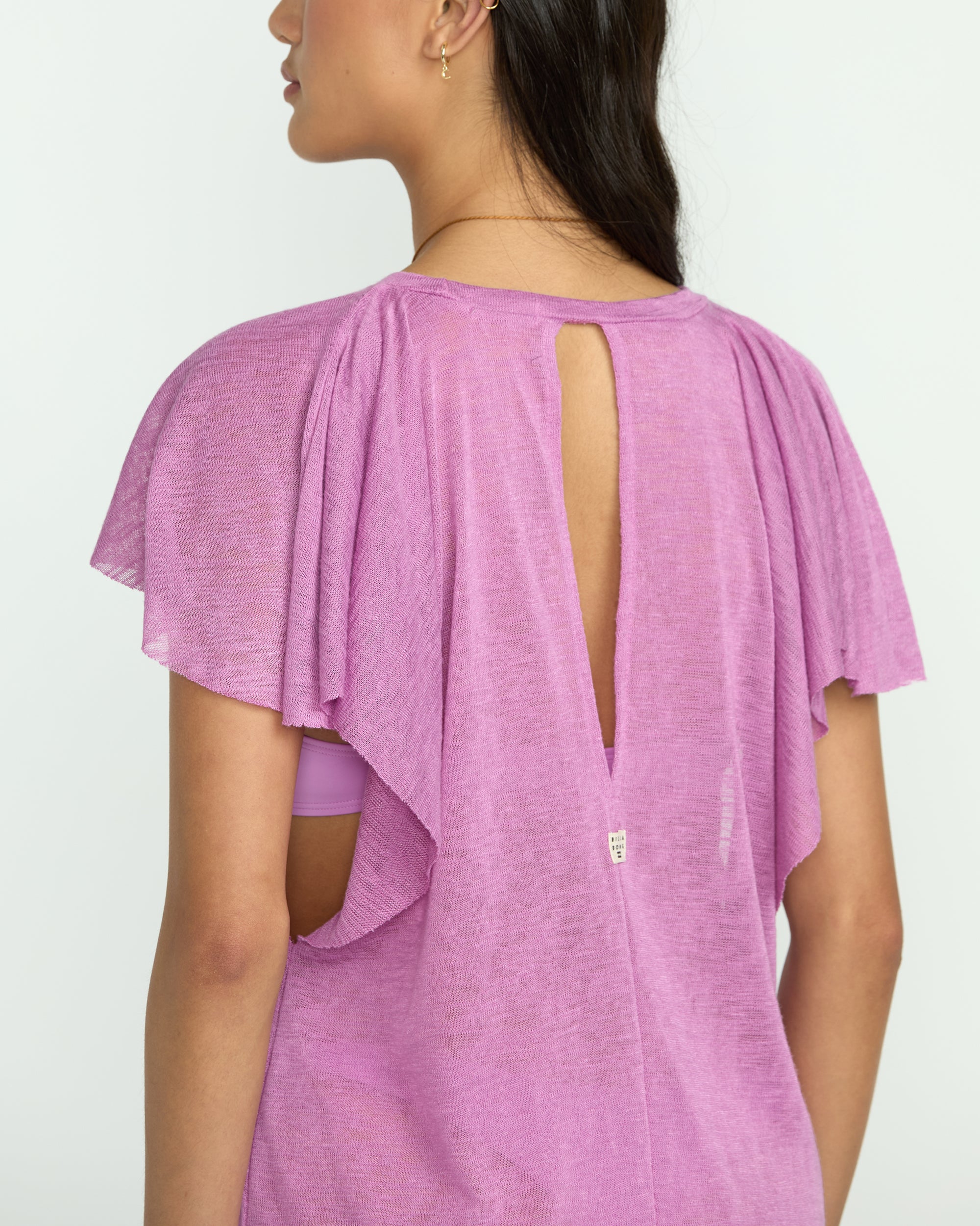 Out For Waves Coverup Dress - Bright Rose - Image 2