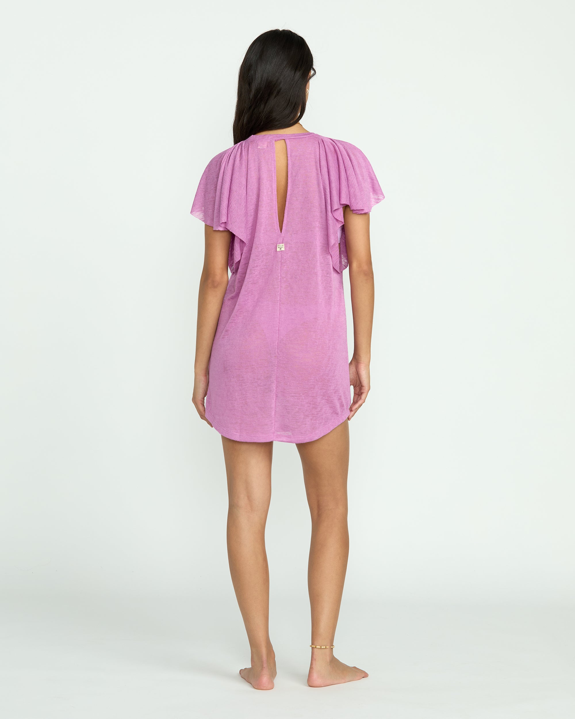 Out For Waves Coverup Dress - Bright Rose - Image 6