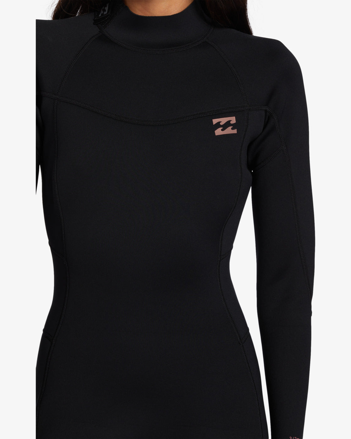 4/3mm Foil GBS Back Zip Wetsuit - Black - Image 3