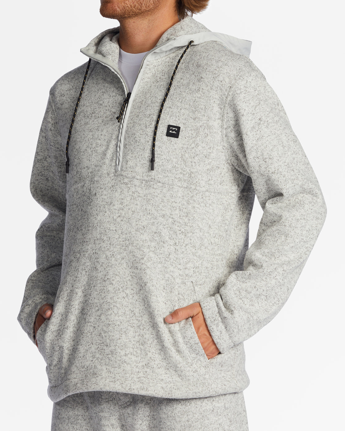 A/Div Boundary Hooded Half-Zip Pullover - Gray Heather - Image 4