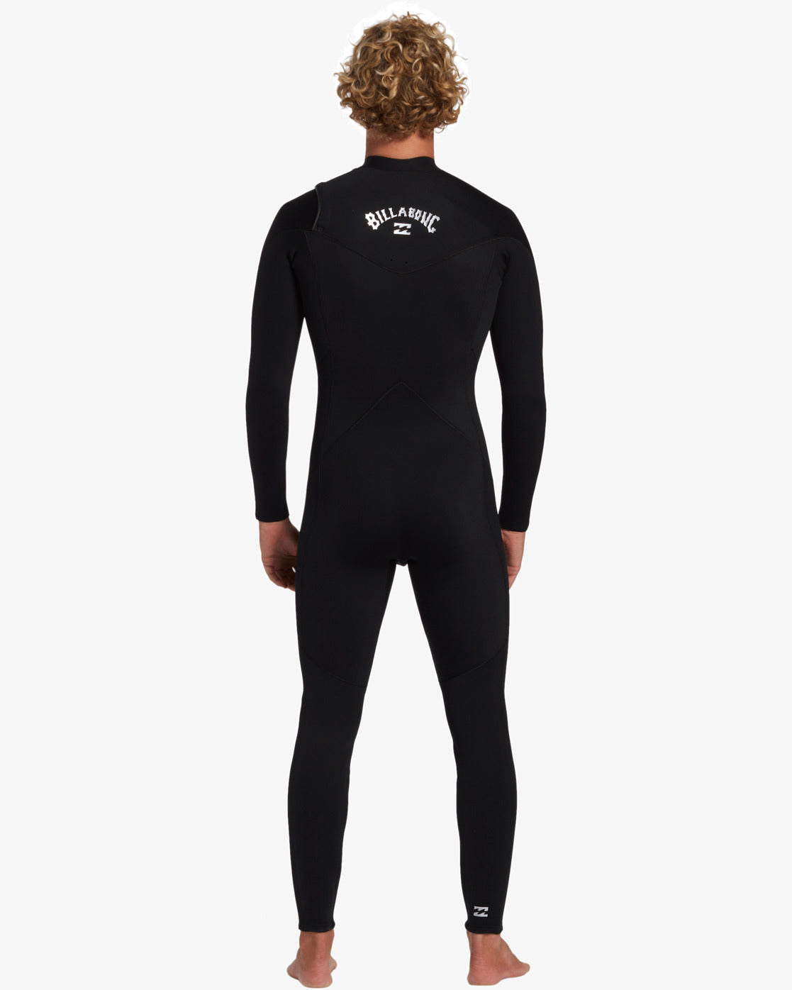 4/3mm Foil GBS Chest Zip Wetsuit - Black - Image 2