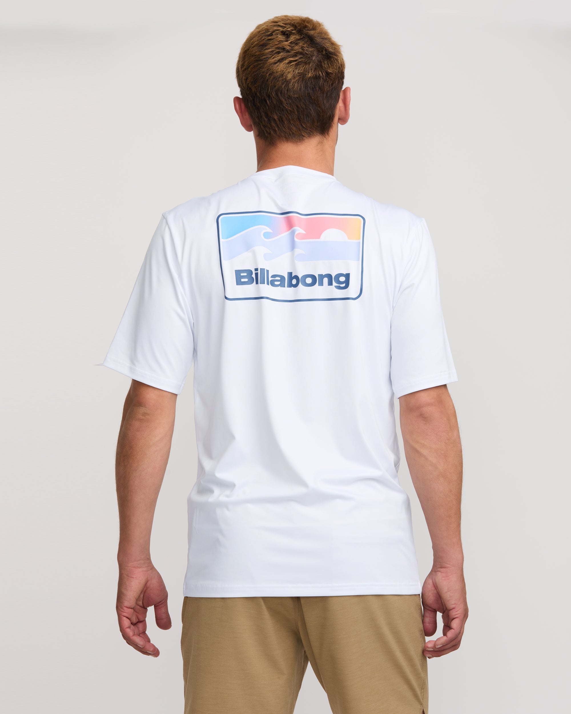 Runner Loose Fit Short Sleeve Surf Tee - White - Image 2