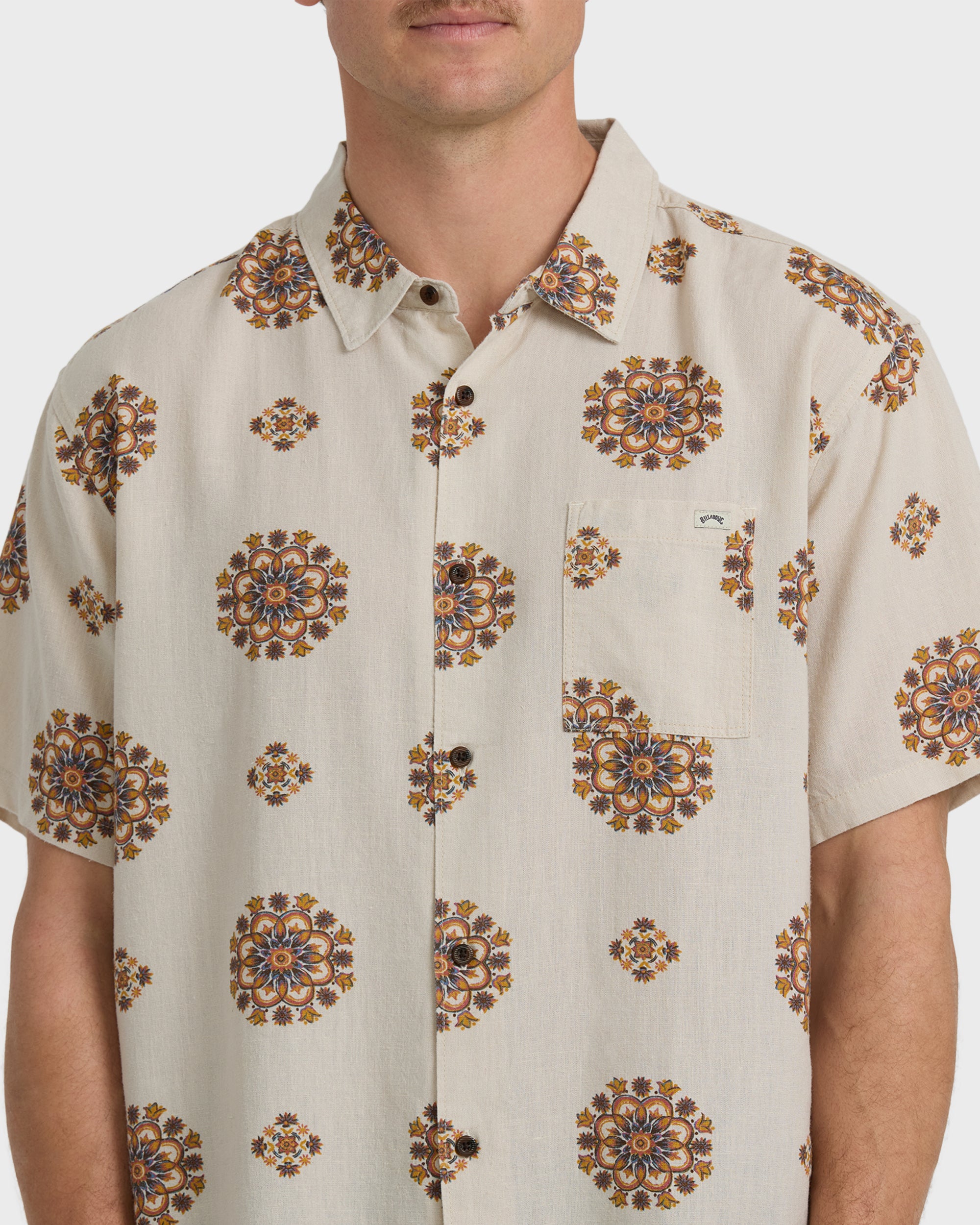 Cordoba Short Sleeve Shirt - Cream - Image 5