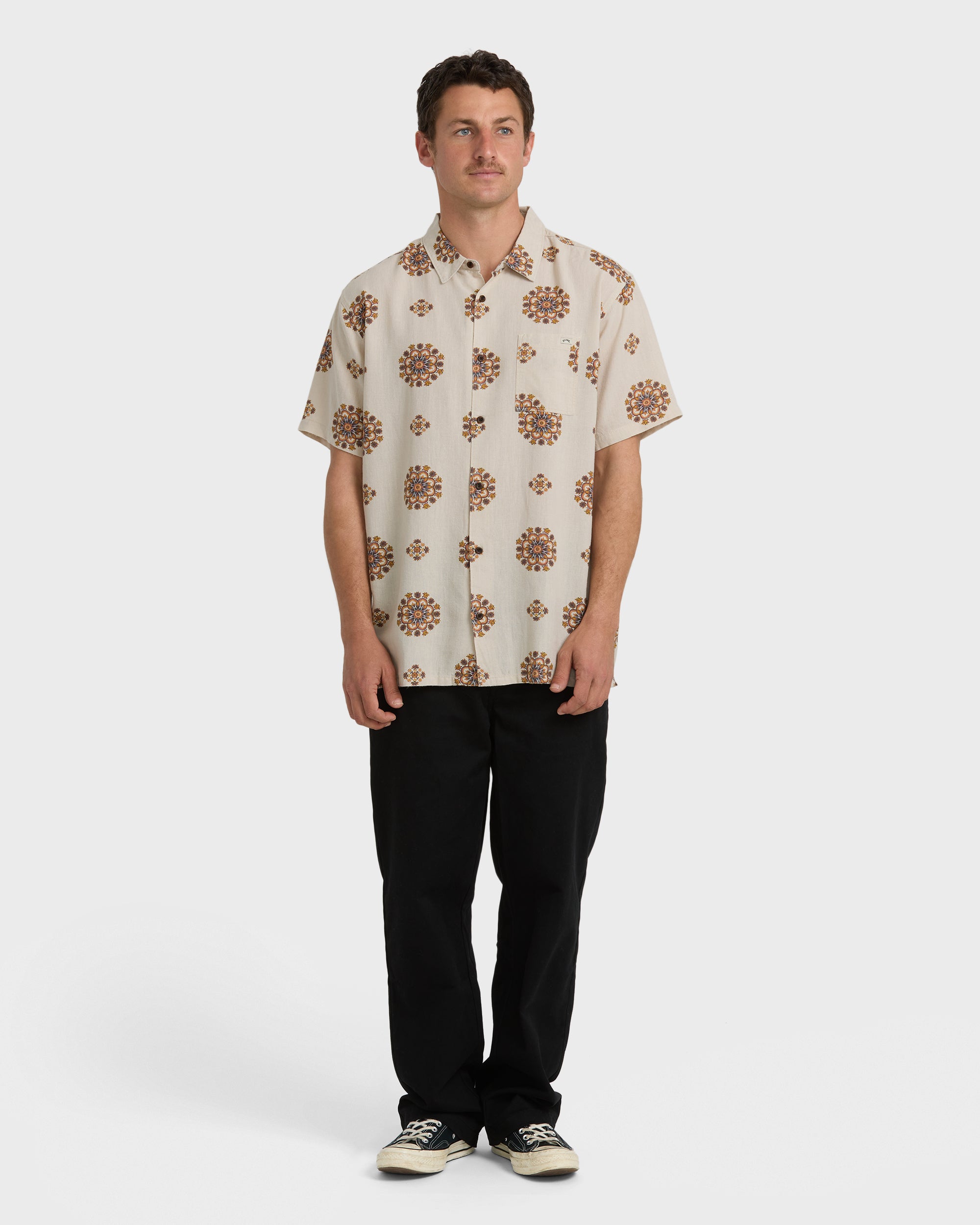 Cordoba Short Sleeve Shirt - Cream - Image 4