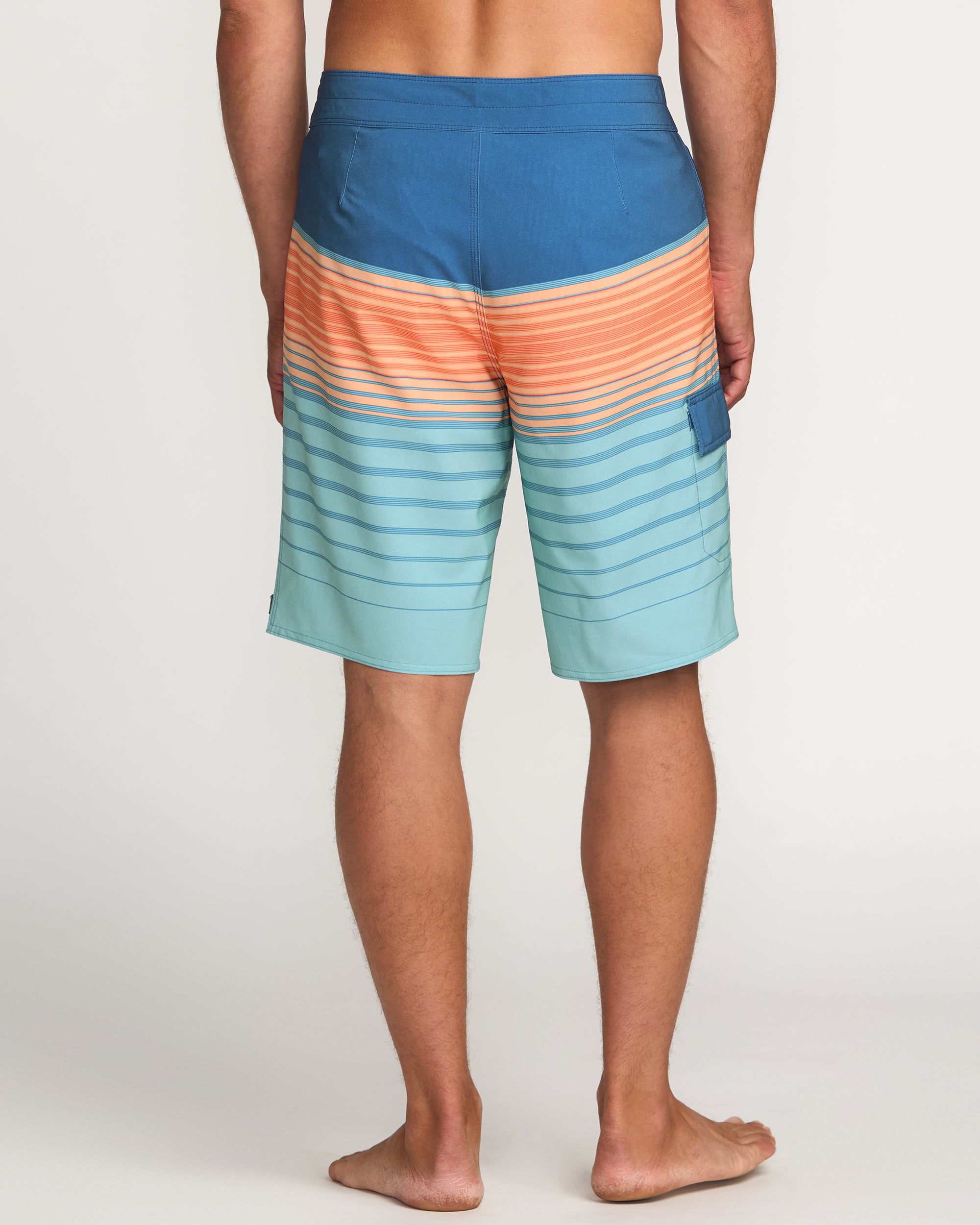All Day Stripe Pro Performance 20 Boardshorts - Deep Blue - Image 2