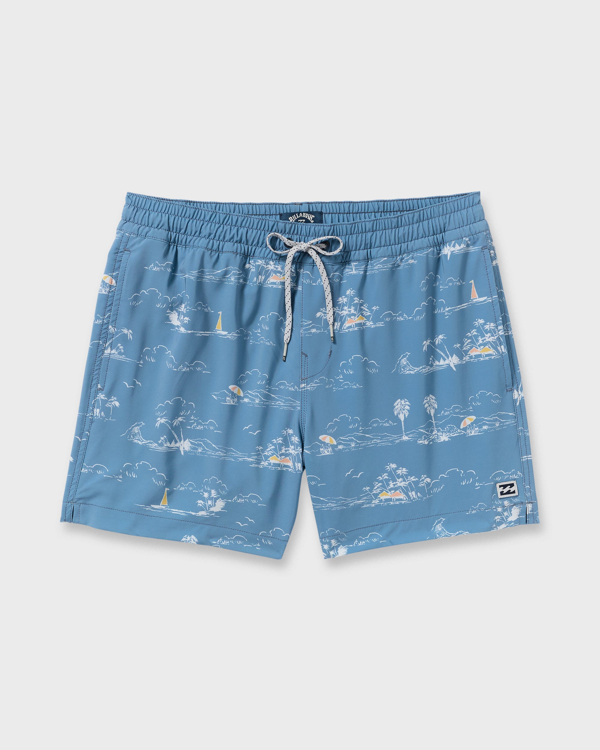 Lineup Laybacks 16 Trunks - Steel Blue - Image 8