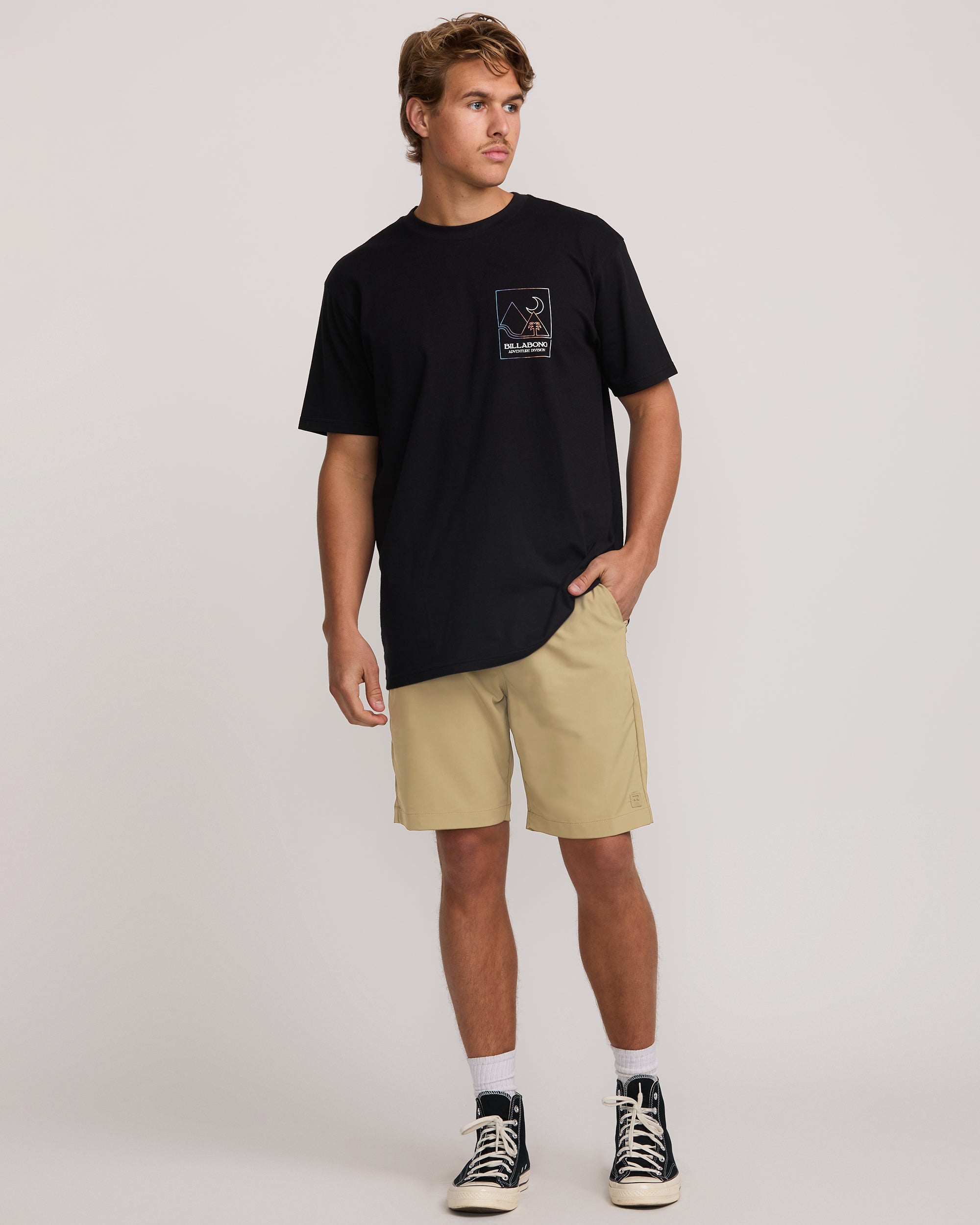 Surftrek Journey 20 Hybrid Shorts - Gravel - Image 6