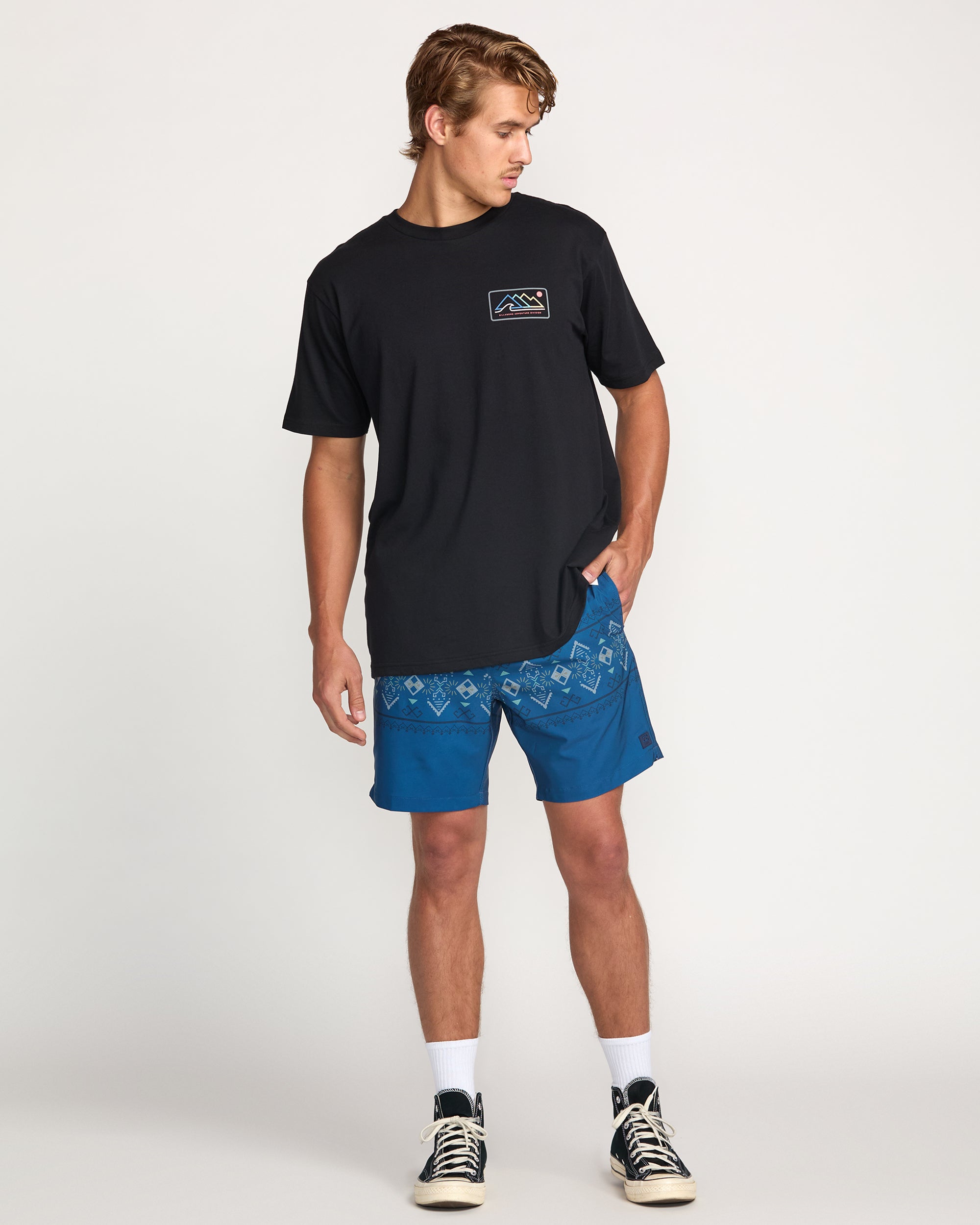 Surftrek Elastic Submersible 17 Hybrid Shorts - Deep Blue - Image 5
