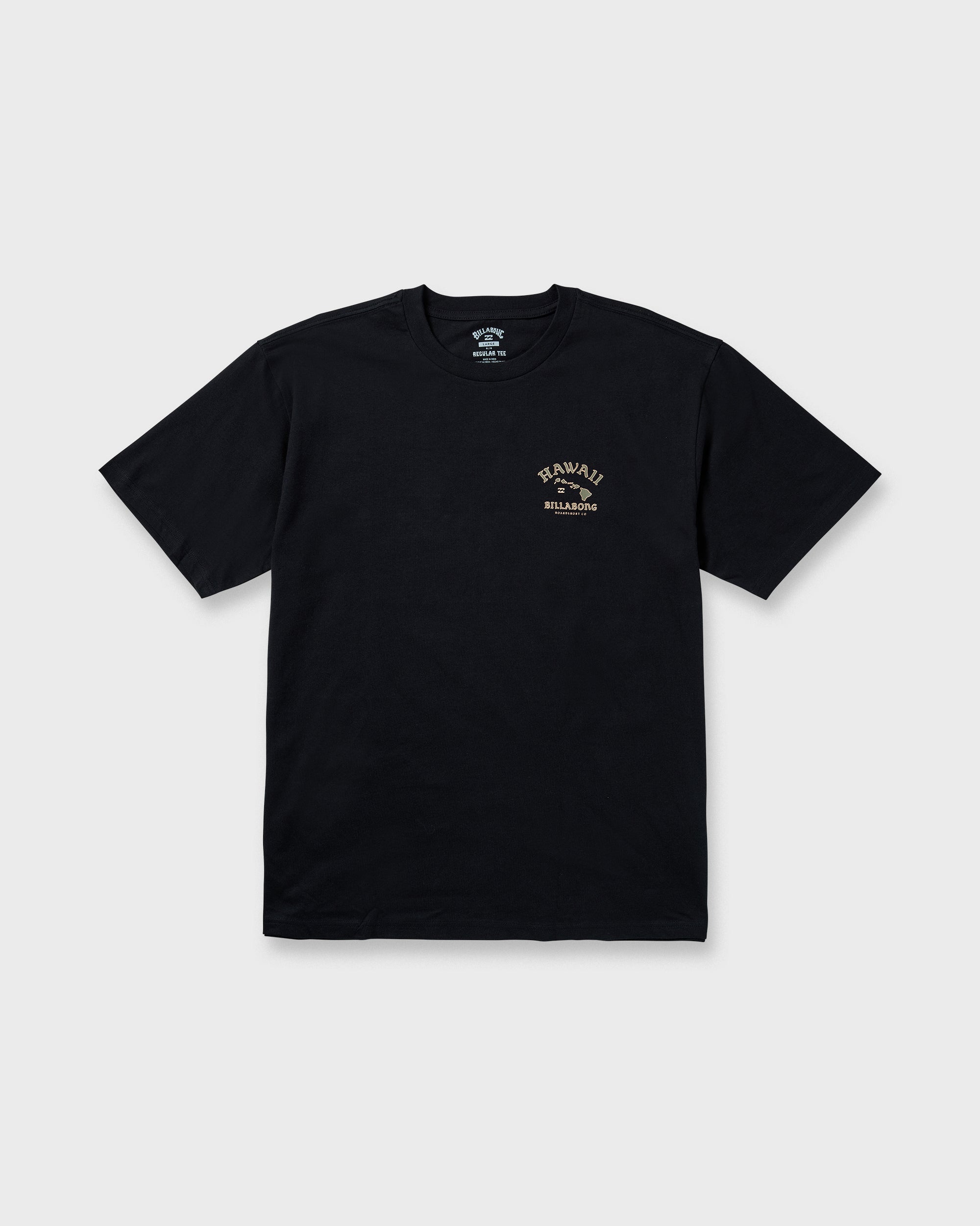 Island Chain Hawaii Regular Tee - Black - Image 2