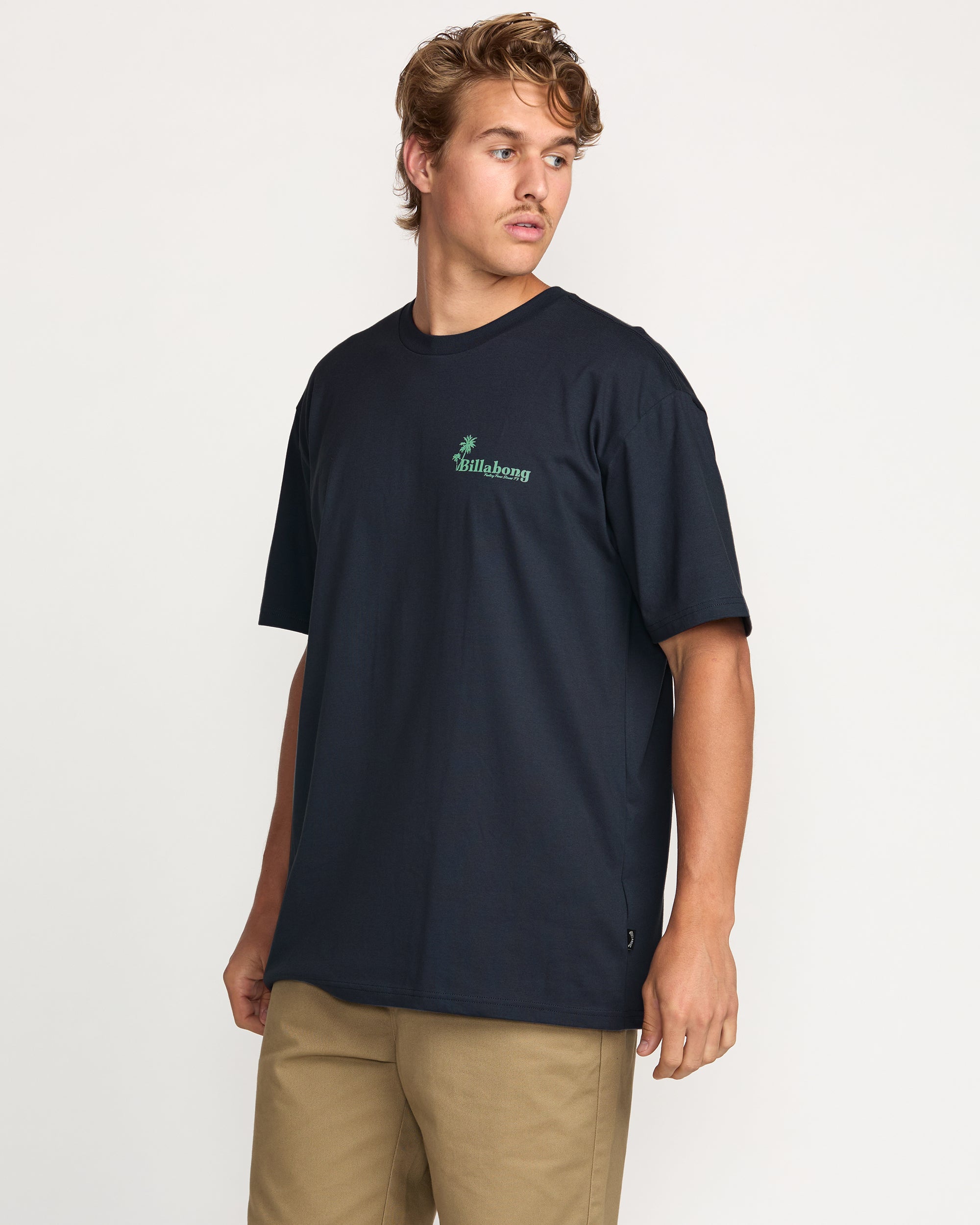 Checking In Regular Tee - Aged Indigo - Image 6