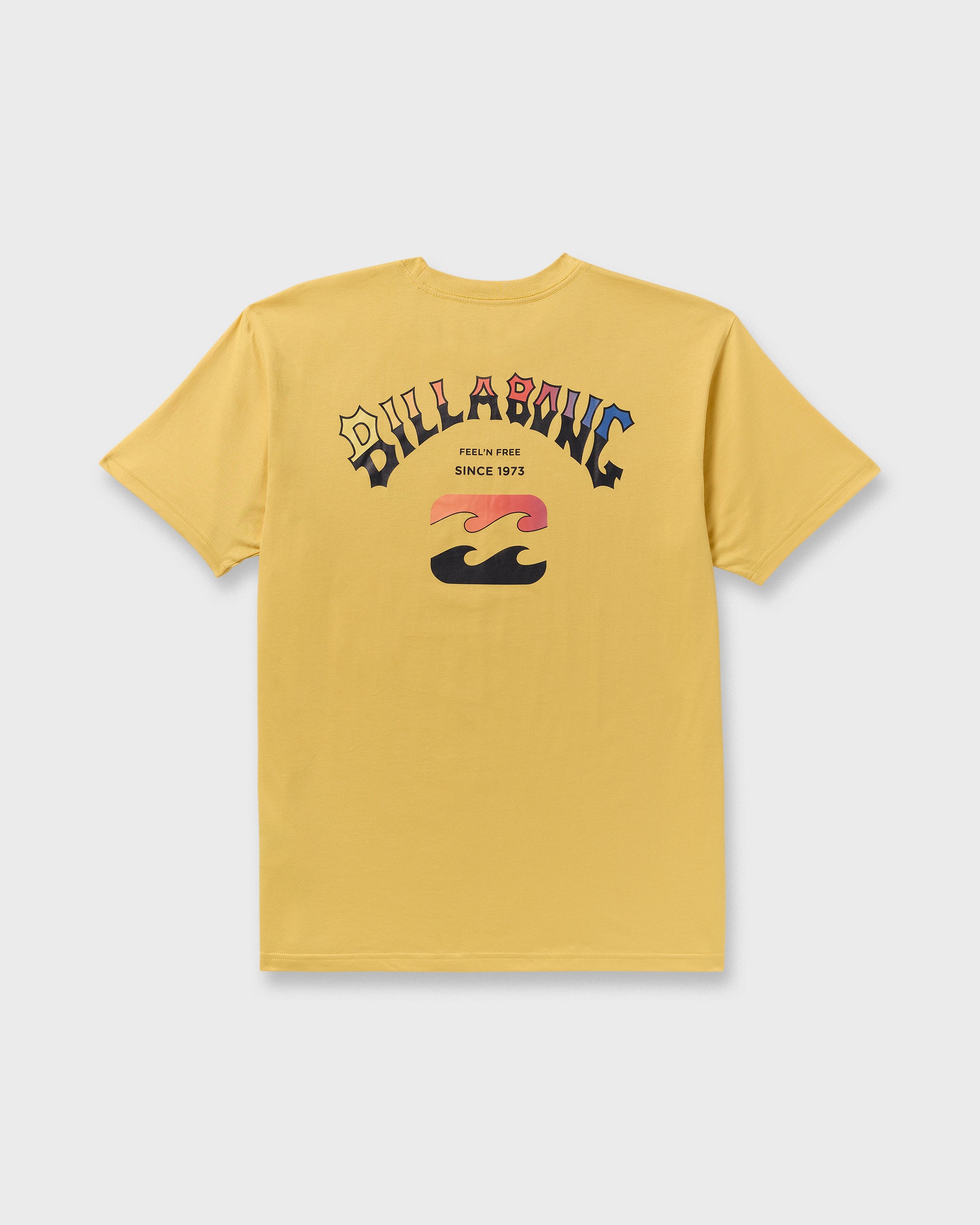 Arch Fade Premium Short Sleeve T-Shirt - Dust Yellow - Image 8