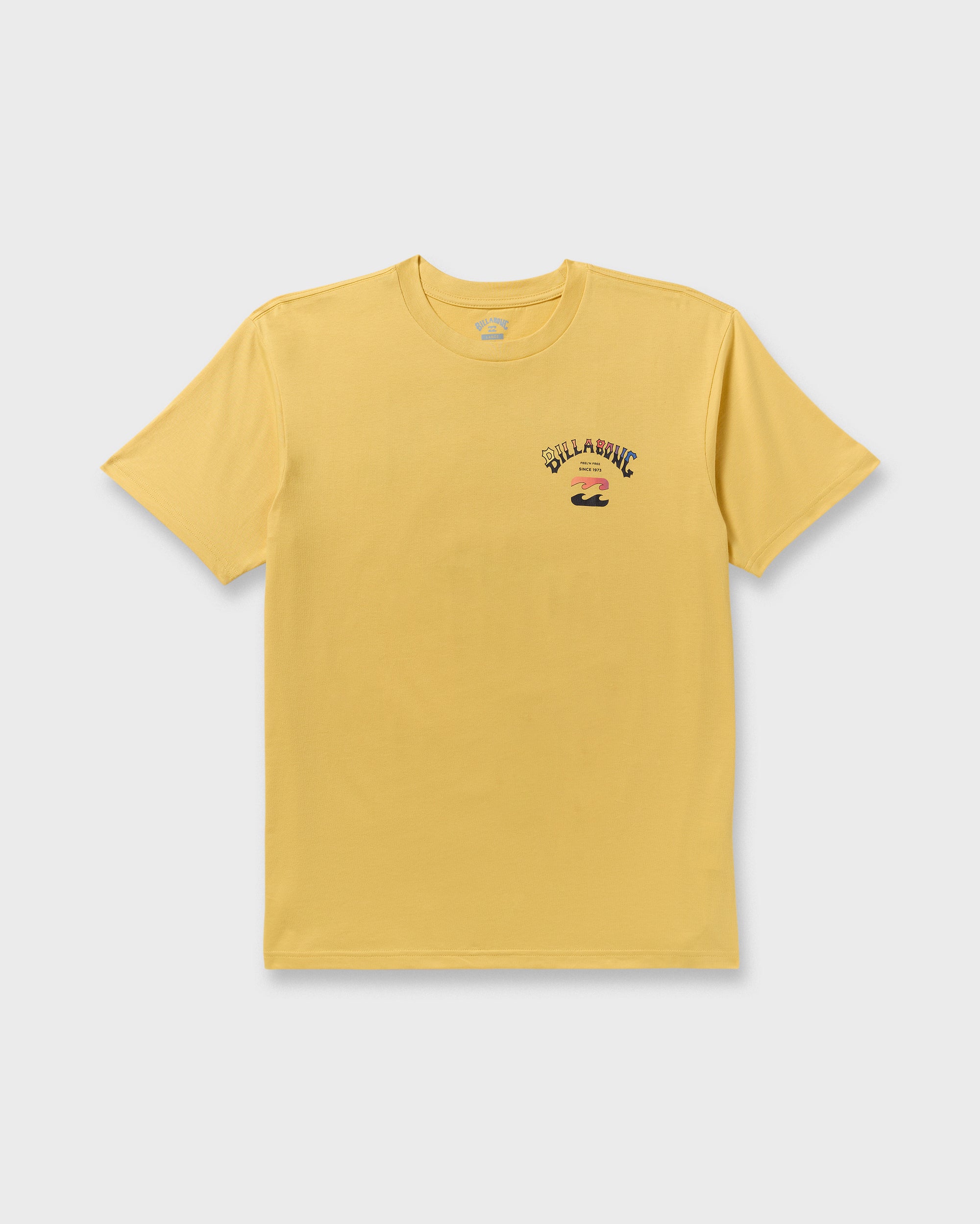Arch Fade Premium Short Sleeve T-Shirt - Dust Yellow - Image 7