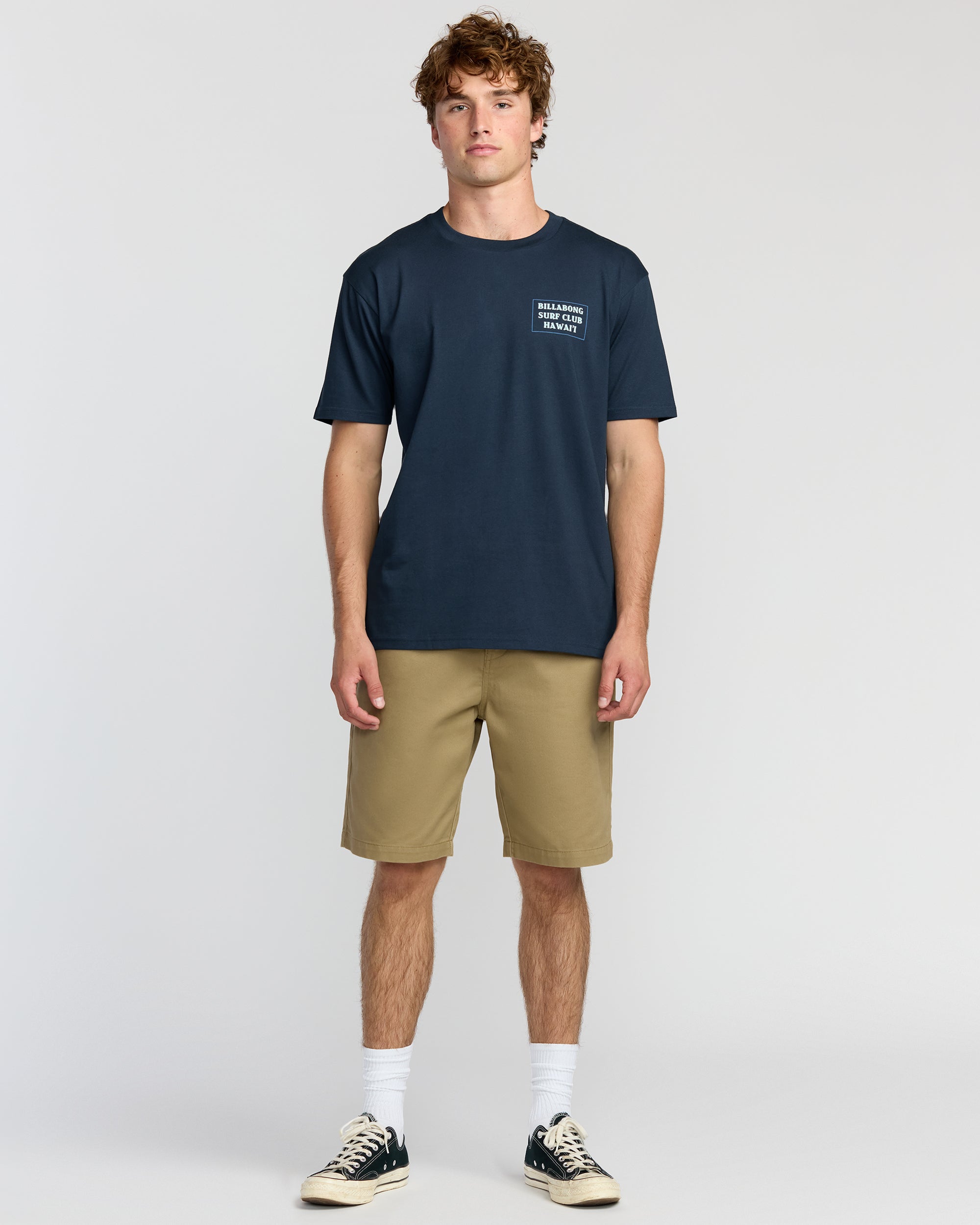 Wave Hi Premium Short Sleeve T-Shirt - Navy - Image 3