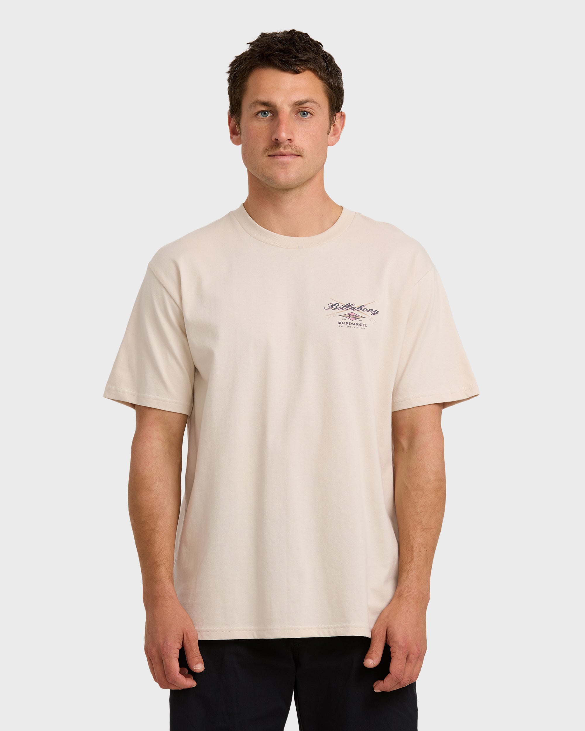 Crossboards Sleeve Short Sleeve T-Shirt - Chino