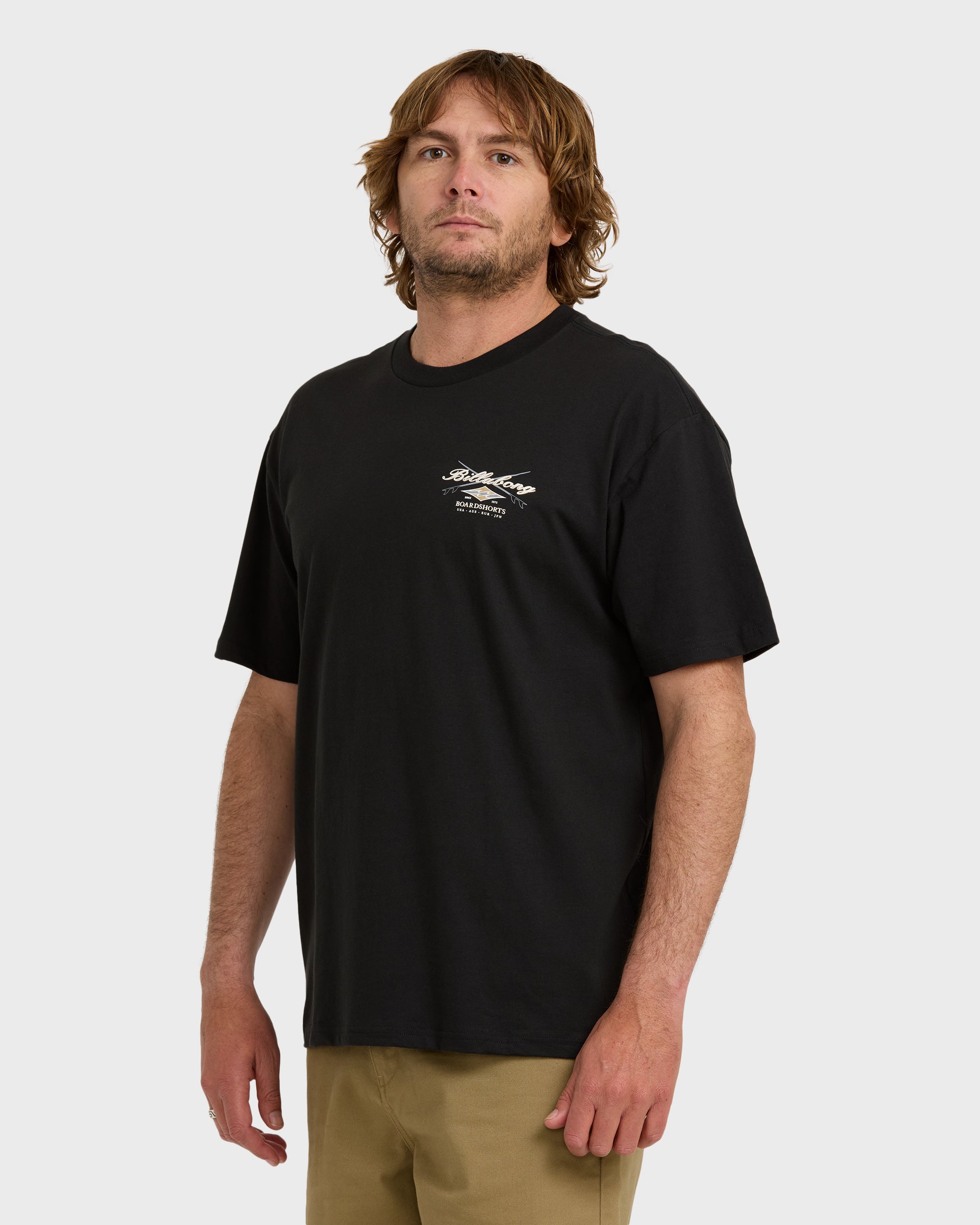 Crossboards Sleeve Short Sleeve T-Shirt - Chino - Washed Black - Image 3