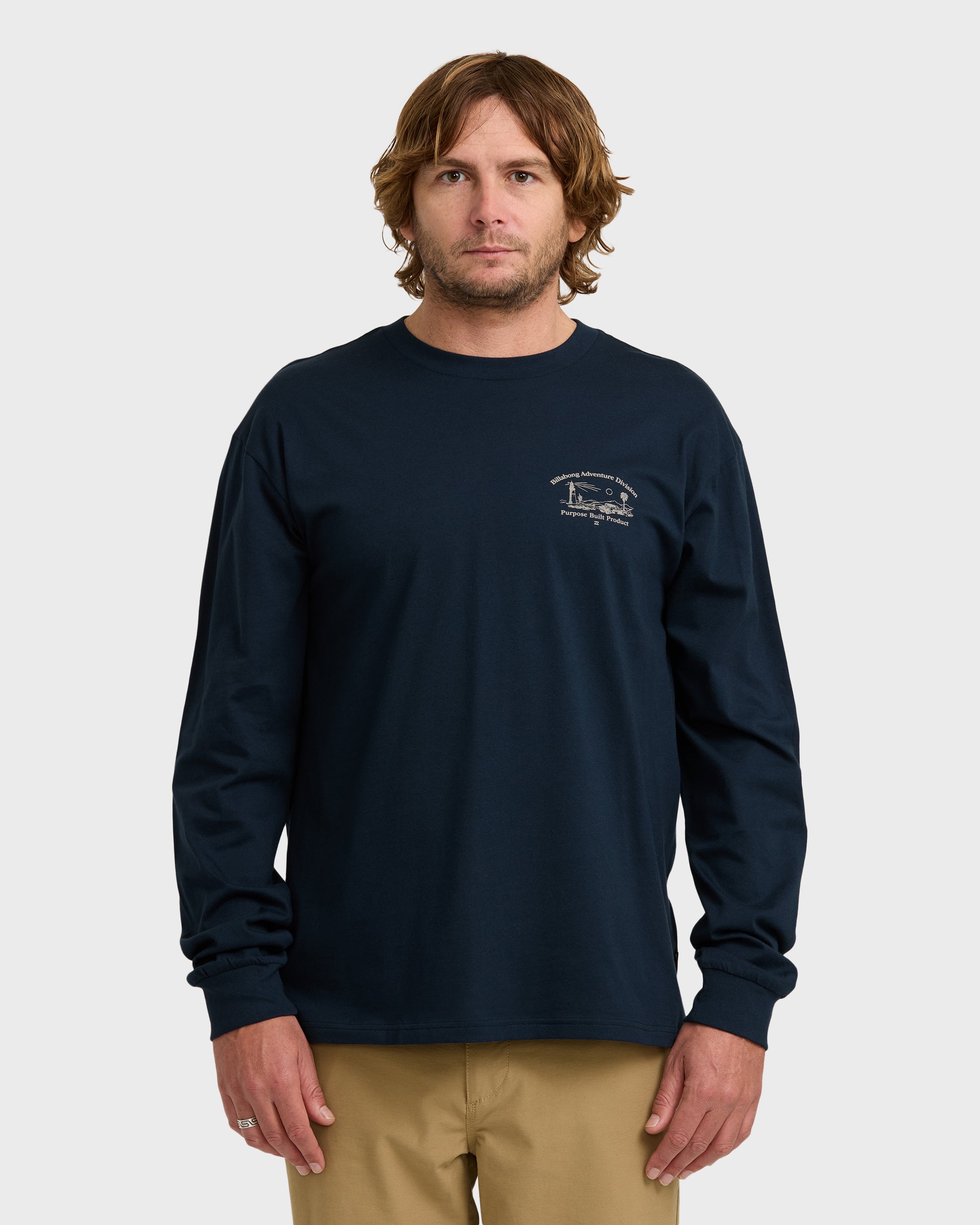 A/Div Scenic Route Long Sleeve T-Shirt - Navy - Image 2