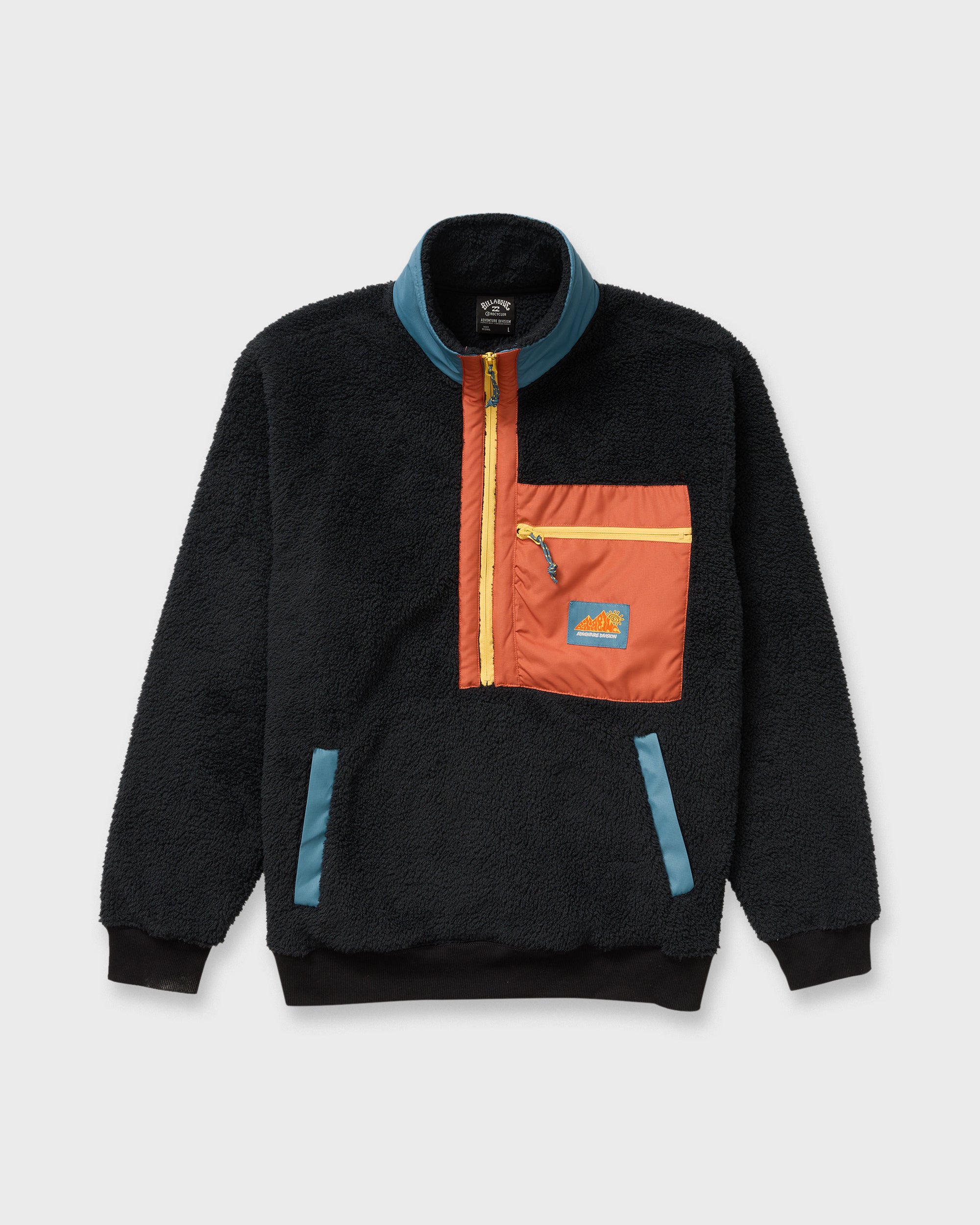 Boundary Peak Neck Sweatshirt - Black - Image 6
