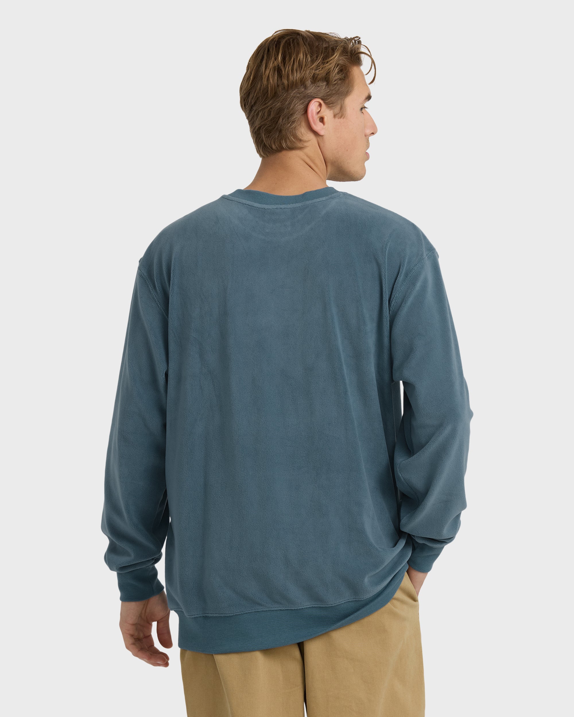 Torched Crewneck Sweatshirt - Real Teal - Image 5