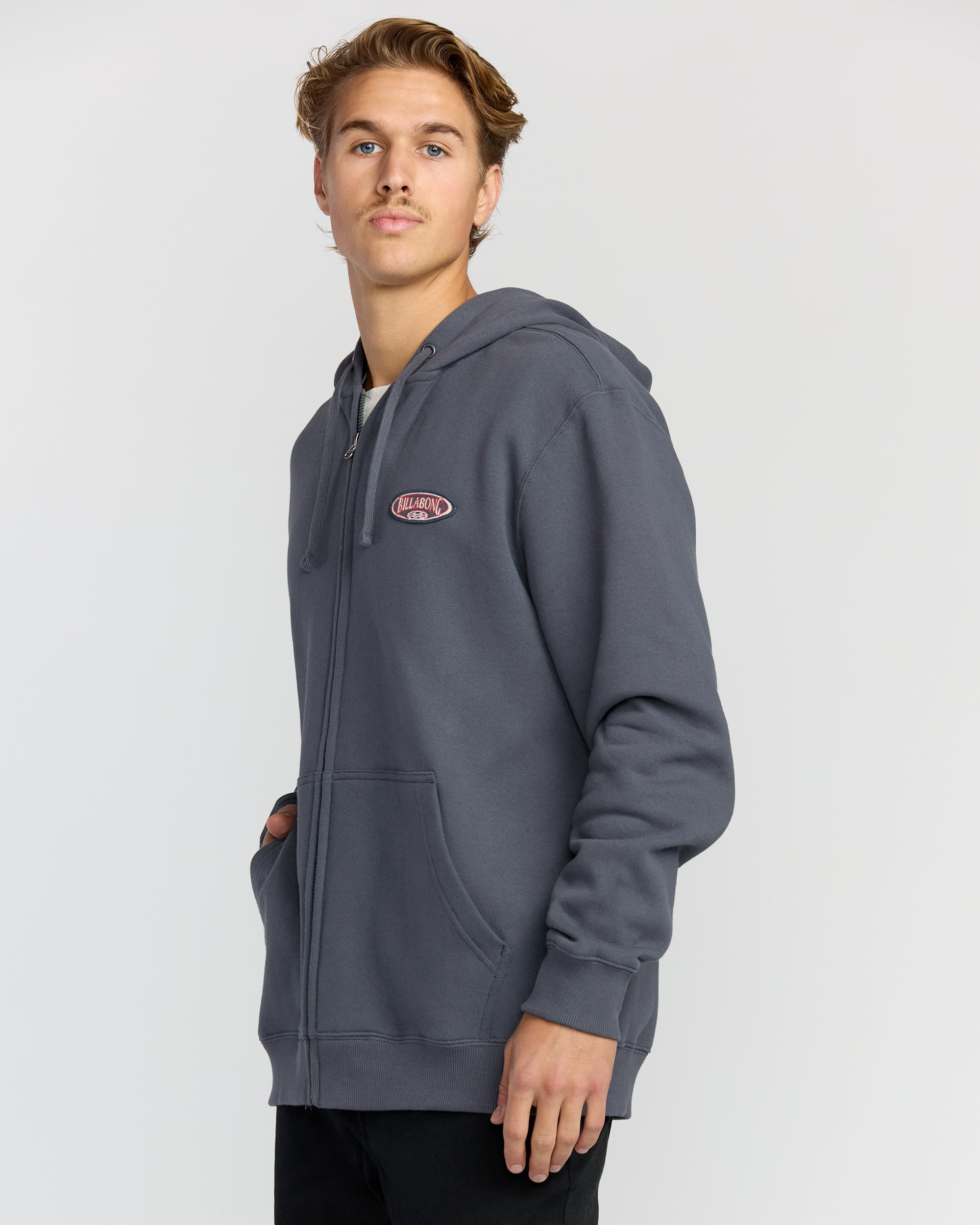 Bad Dog Zip Sweatshirt - Midnight Blue - Image 3