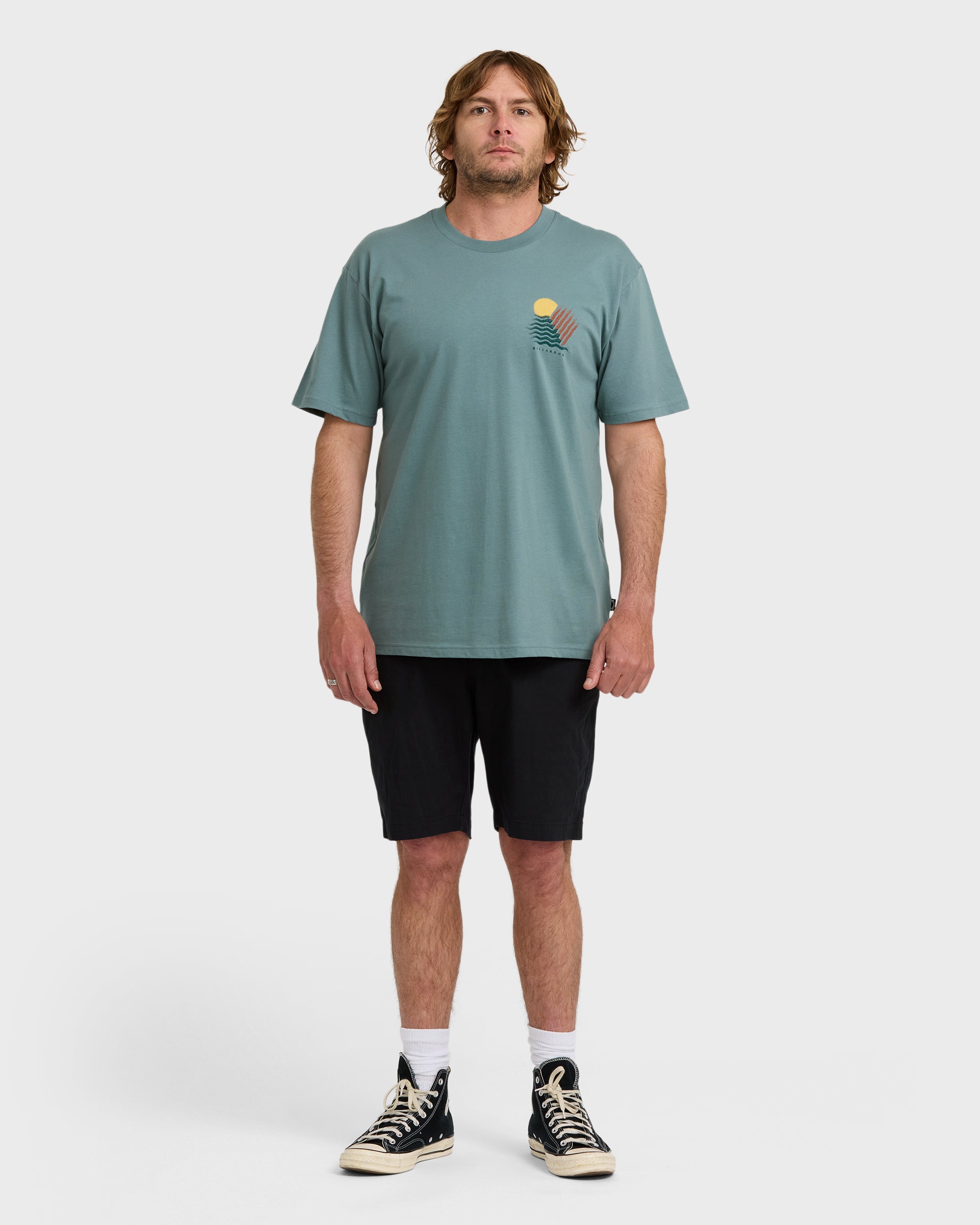 Canyons Regular Short Sleeve T-Shirt - Sea Blue - Image 3