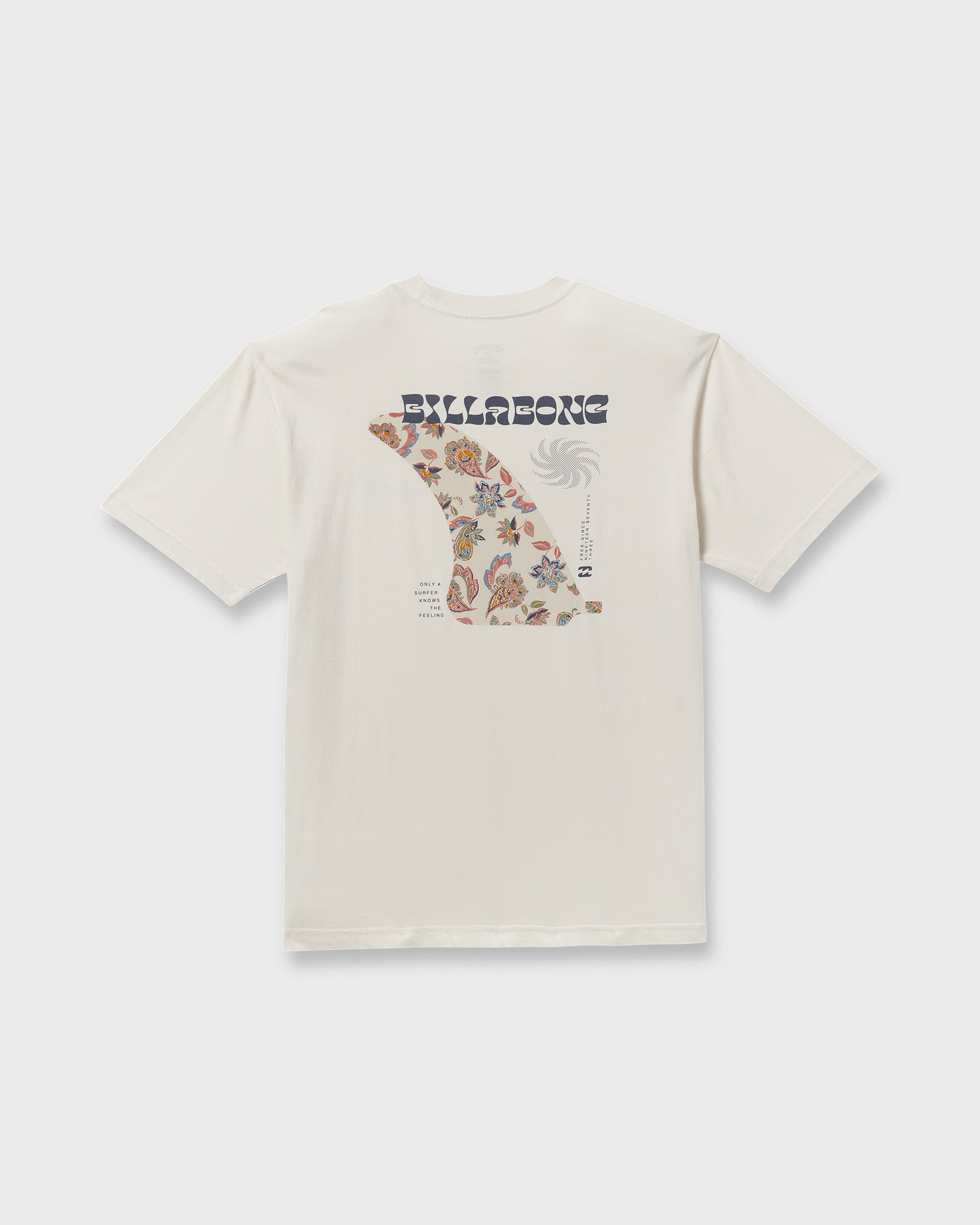Single Fin Premium Wave Wash Short Sleeve T-Shirt - Off White - Image 7