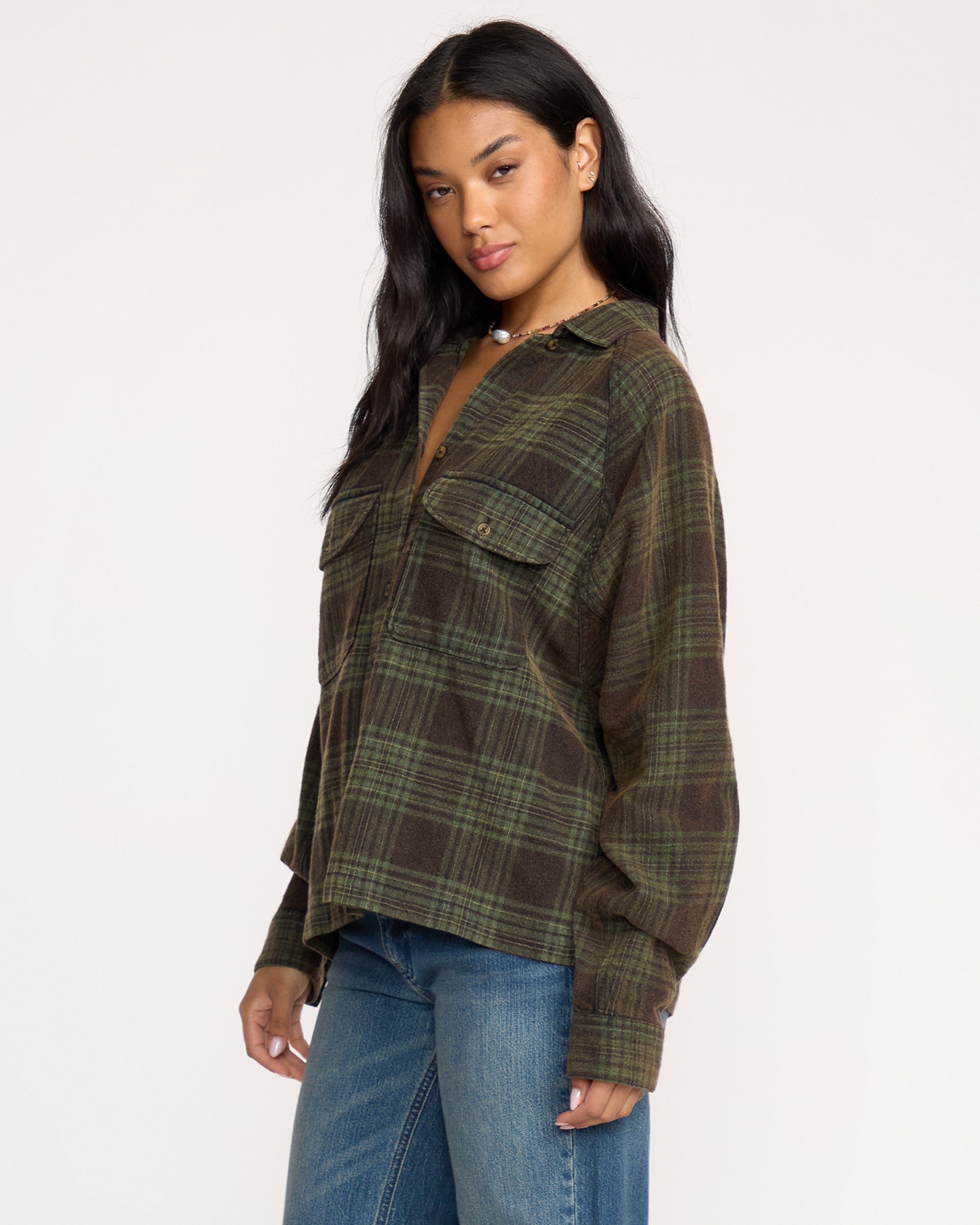Coastal Breeze Long Sleeve Shirt - Black - Image 4