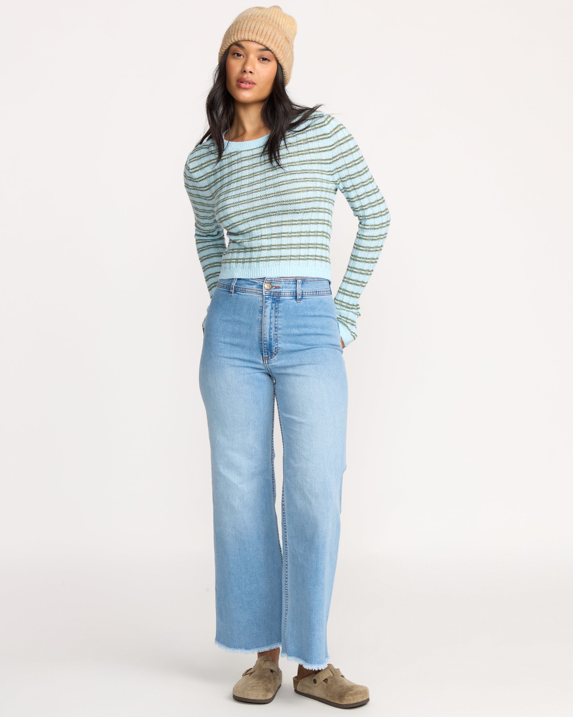Clare Sweater - Misty Blue - Image 5