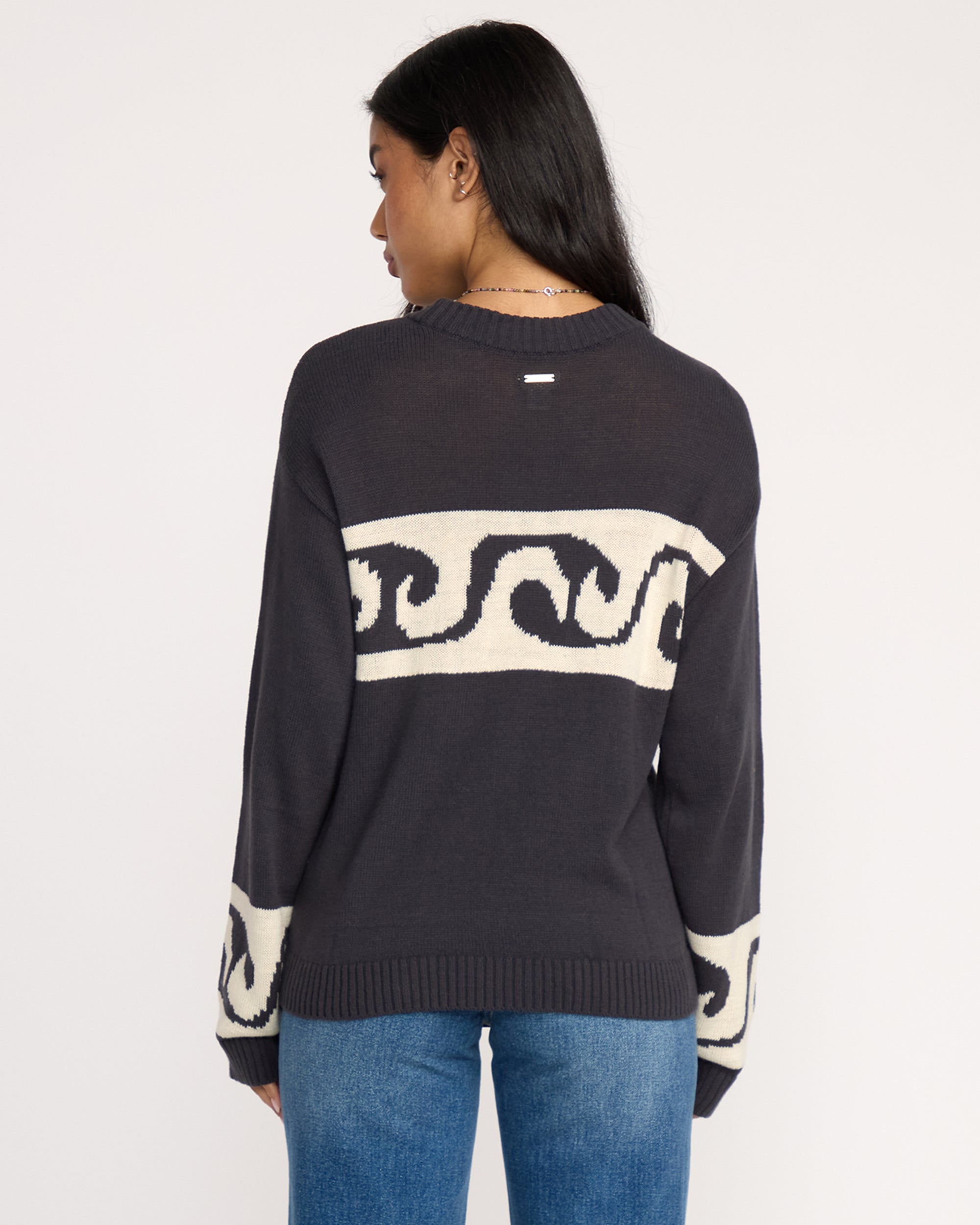 Wave Fade Sweater - Black Sands - Image 5